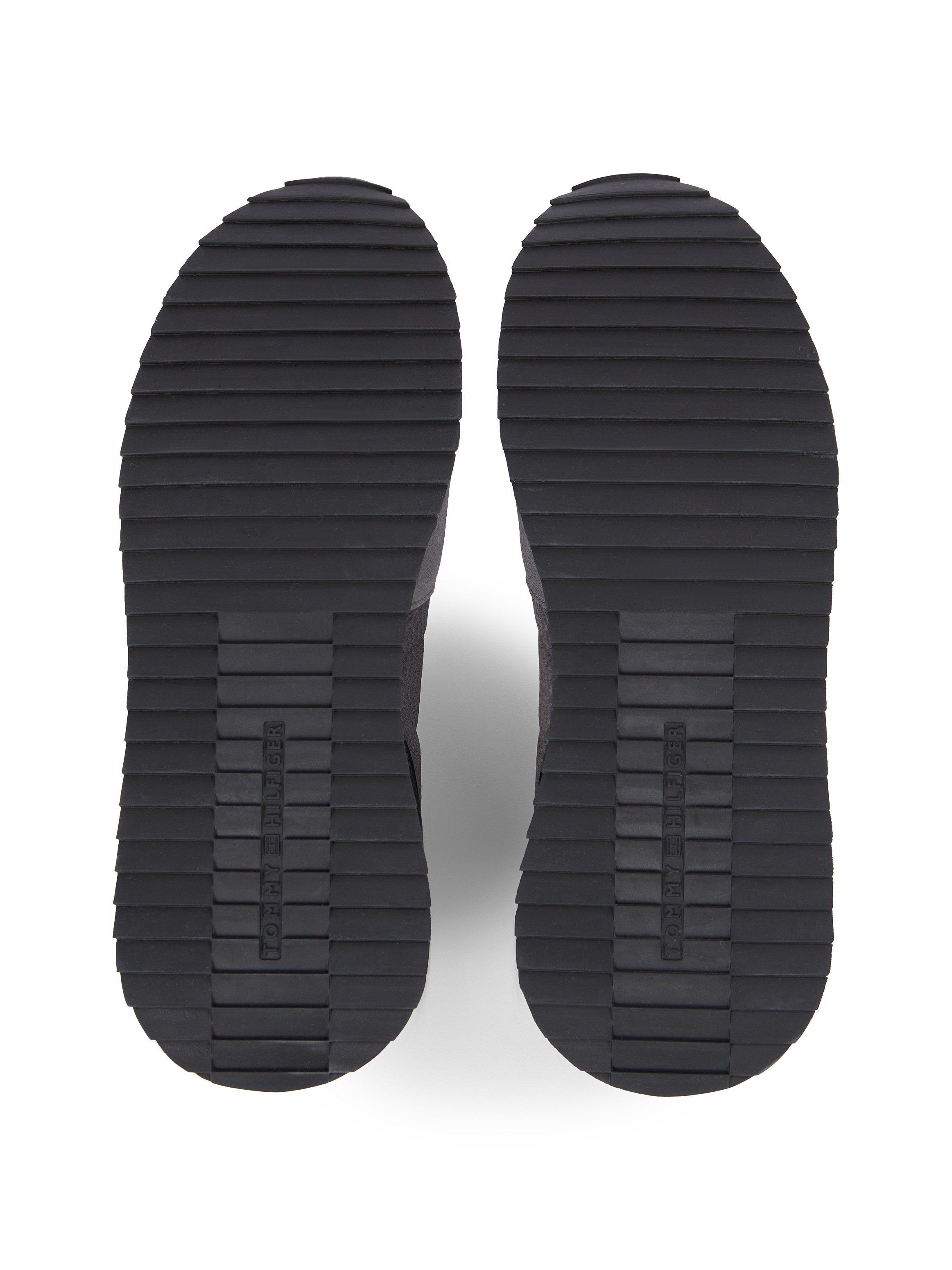 Tommy Hilfiger Sneaker »RUNNER EVO MIX BLOCK«, Freizeitschuh, Halbschuh, Schnürschuh mit Streifen in Tommy Farben