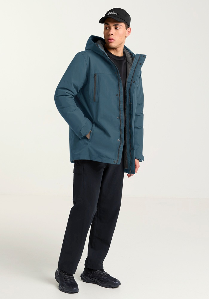 Jack Wolfskin Winterjacke »GLACIER SHIELD JKT M«, mit Kapuze