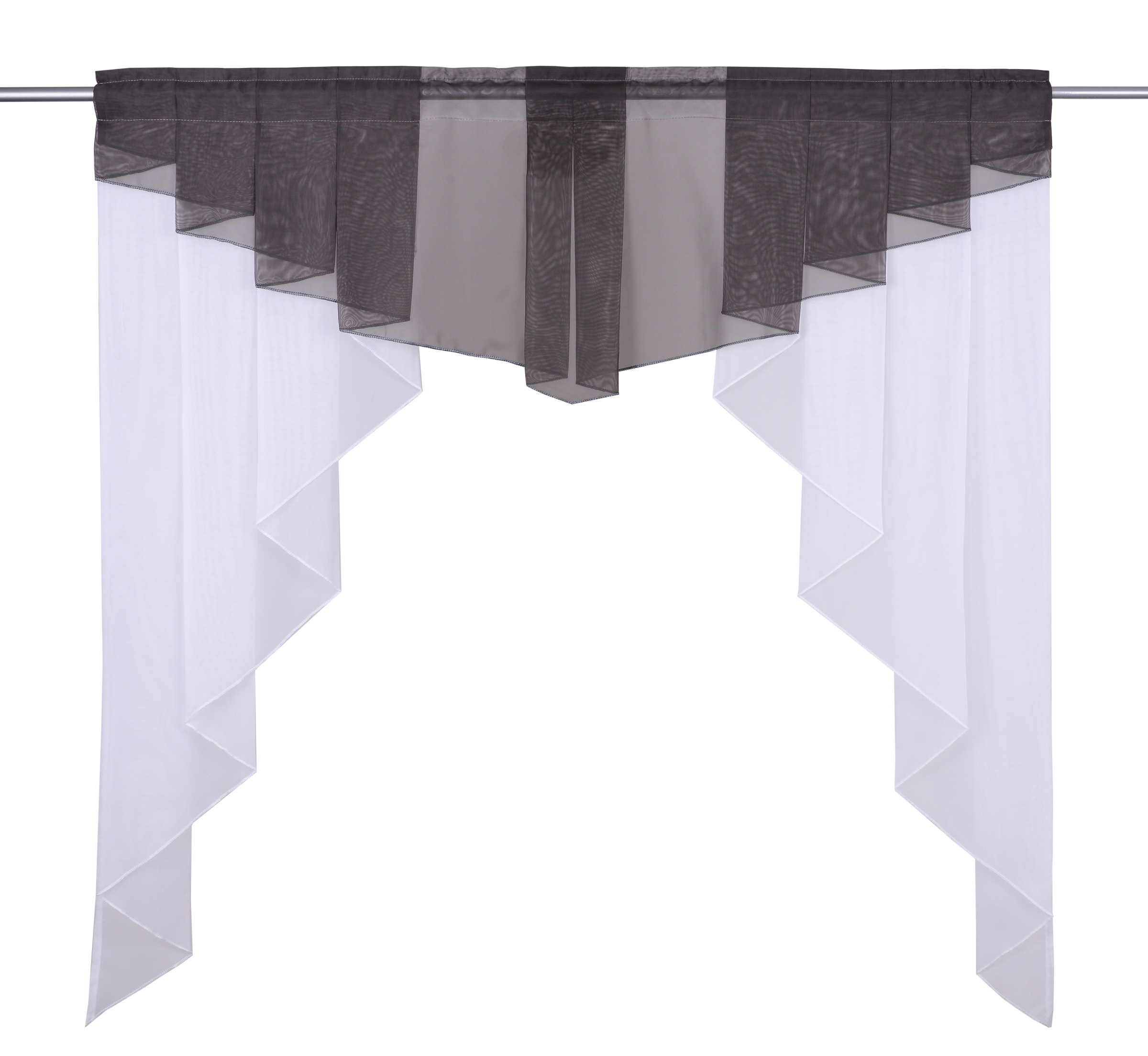 my home Kuvertstore "Sinan" Stangendurchzug 1 Stk. tlg. Kräuselbandaufhängu günstig online kaufen