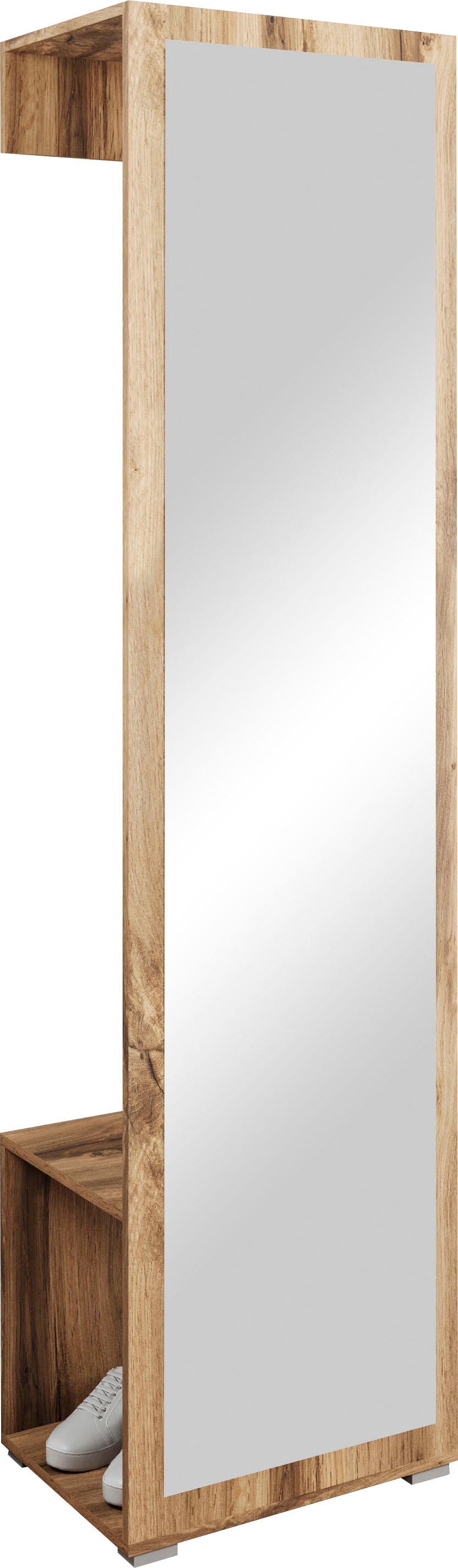 1 (Höhe und 1 BAUR Frontspiegel Garderobenschrank mit 190 »Paris«, cm) Kleiderstange | INOSIGN