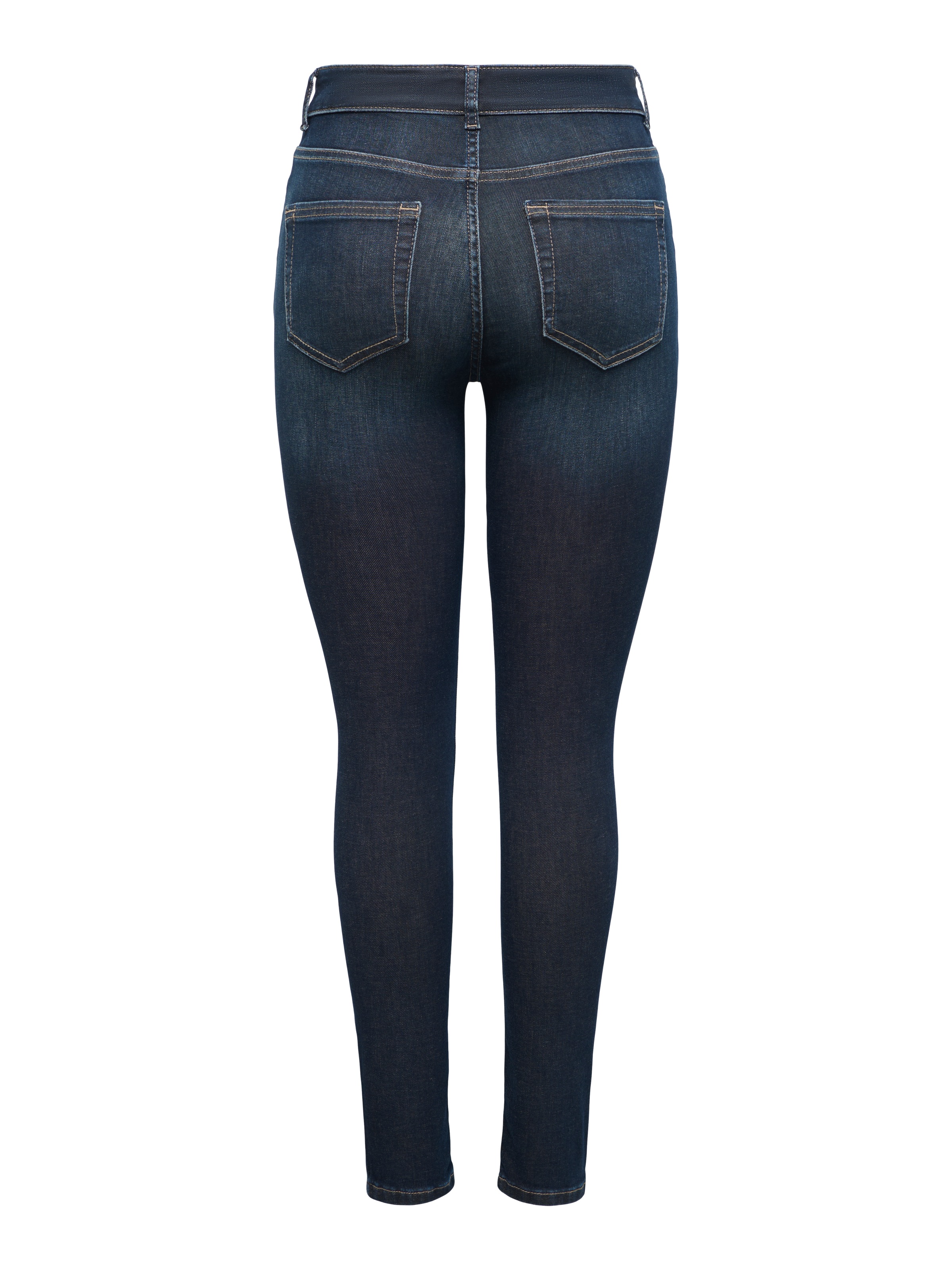 ONLY Skinny-fit-Jeans »ONLBLUSH HW COATED SKINNY ANK DNM REA22« Materialmix, high waist, skinny fit