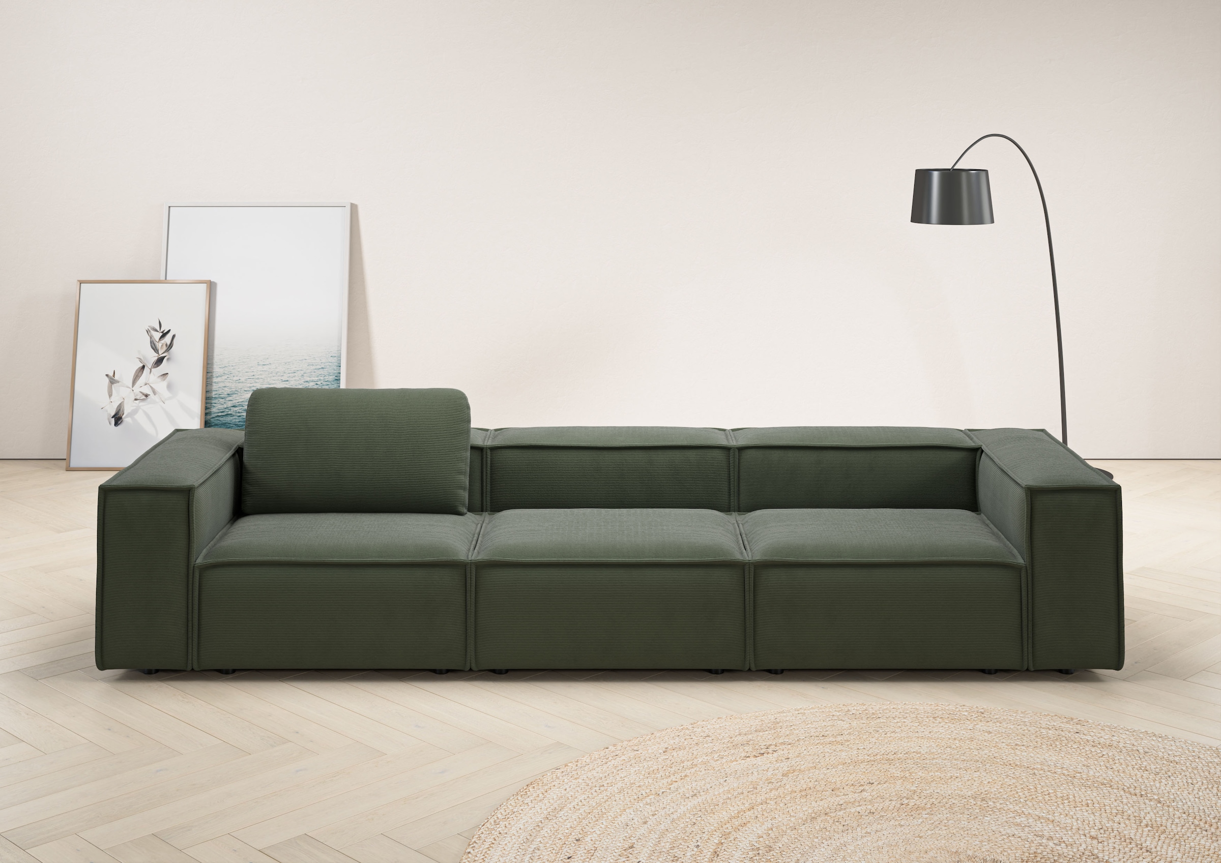 Places of Style 3,5-Sitzer "Watertown, modernes Big-Sofa XXL, 336 cm Breite günstig online kaufen