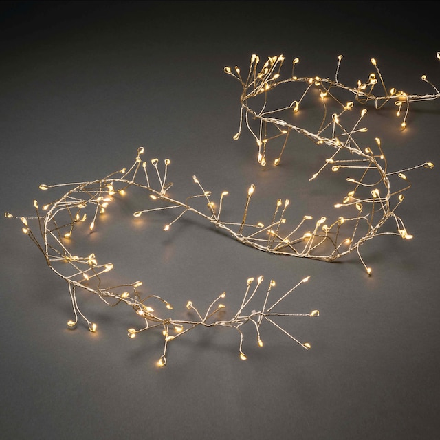 KONSTSMIDE LED-Lichterkette »Weihnachtsdeko aussen«, 360 St.-flammig, Micro  LED Büschellichterkette Cluster, mit 8 Funktionen, 360 Dioden kaufen | BAUR