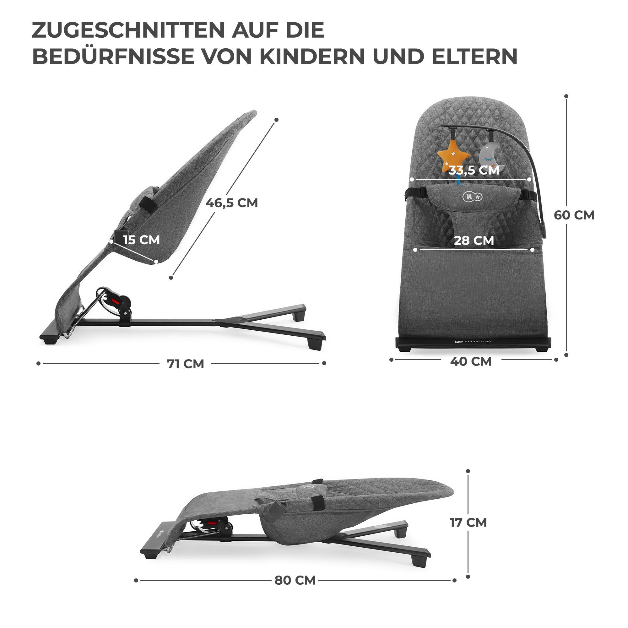 Kinderkraft Babywippe »MIMI« bis 9 kg