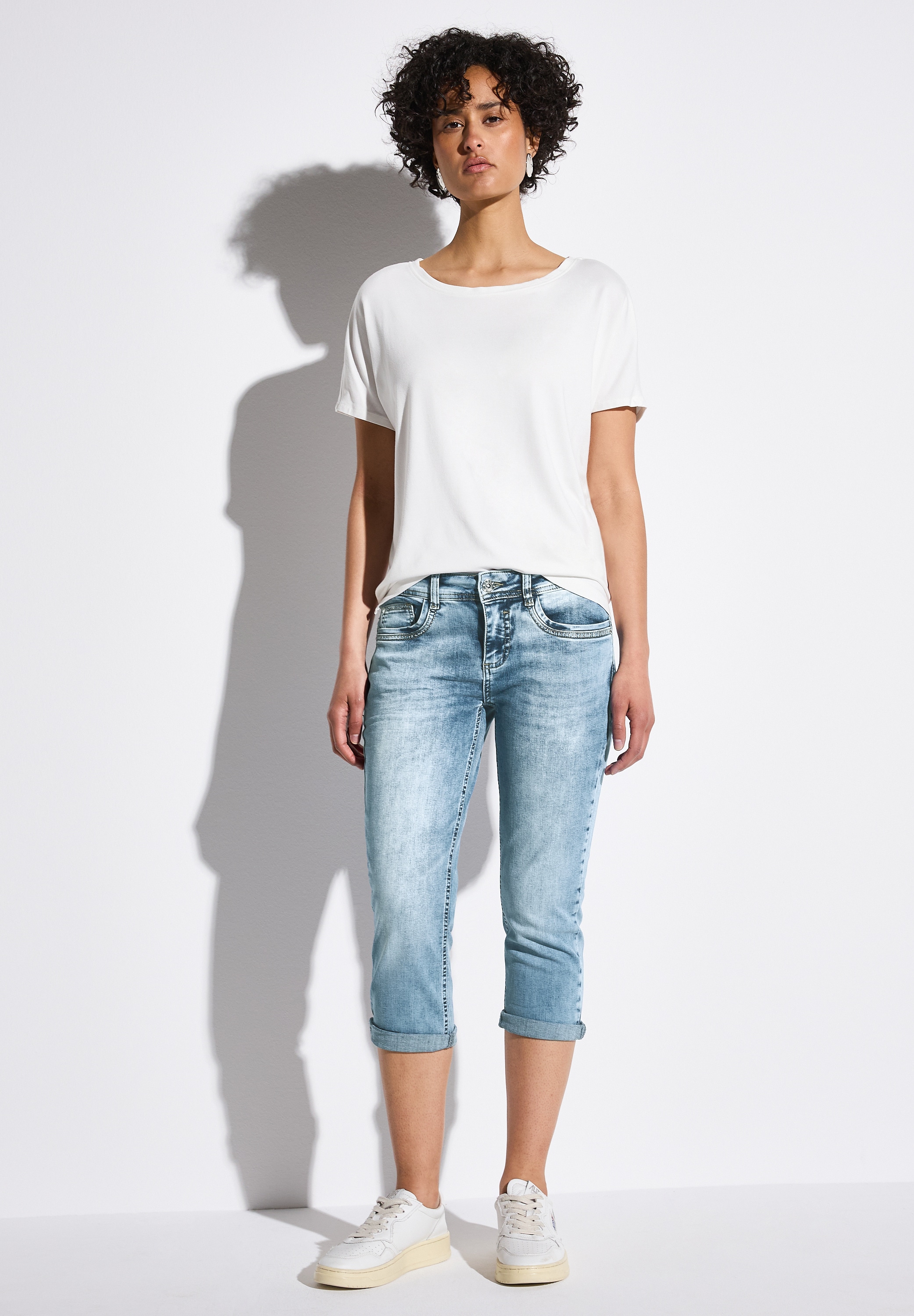 STREET ONE Comfort-fit-Jeans, aus Baumwolle mit Stretchanteil