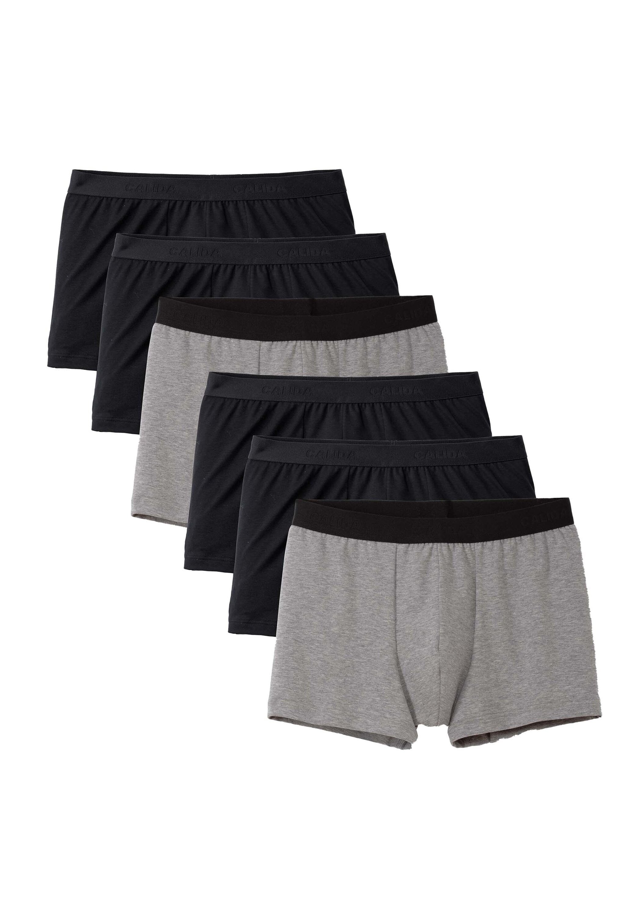 CALIDA Boxershorts "Boxershort New Boxer Natural Benefit 3P 6er Pack"