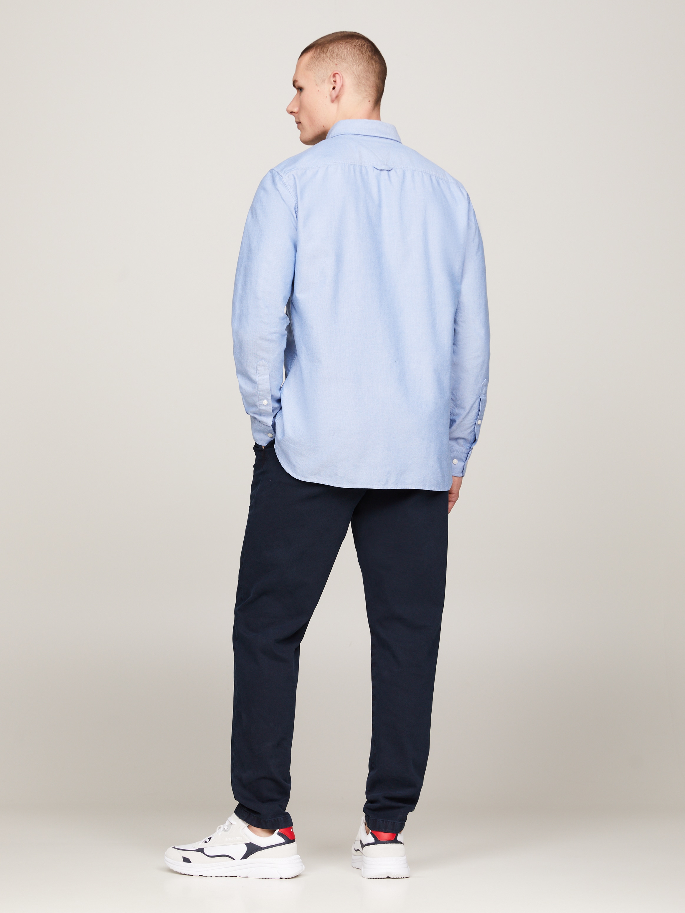 Tommy Hilfiger Langarmhemd »SOLID HERITAGE OXFORD RF SHIRT«