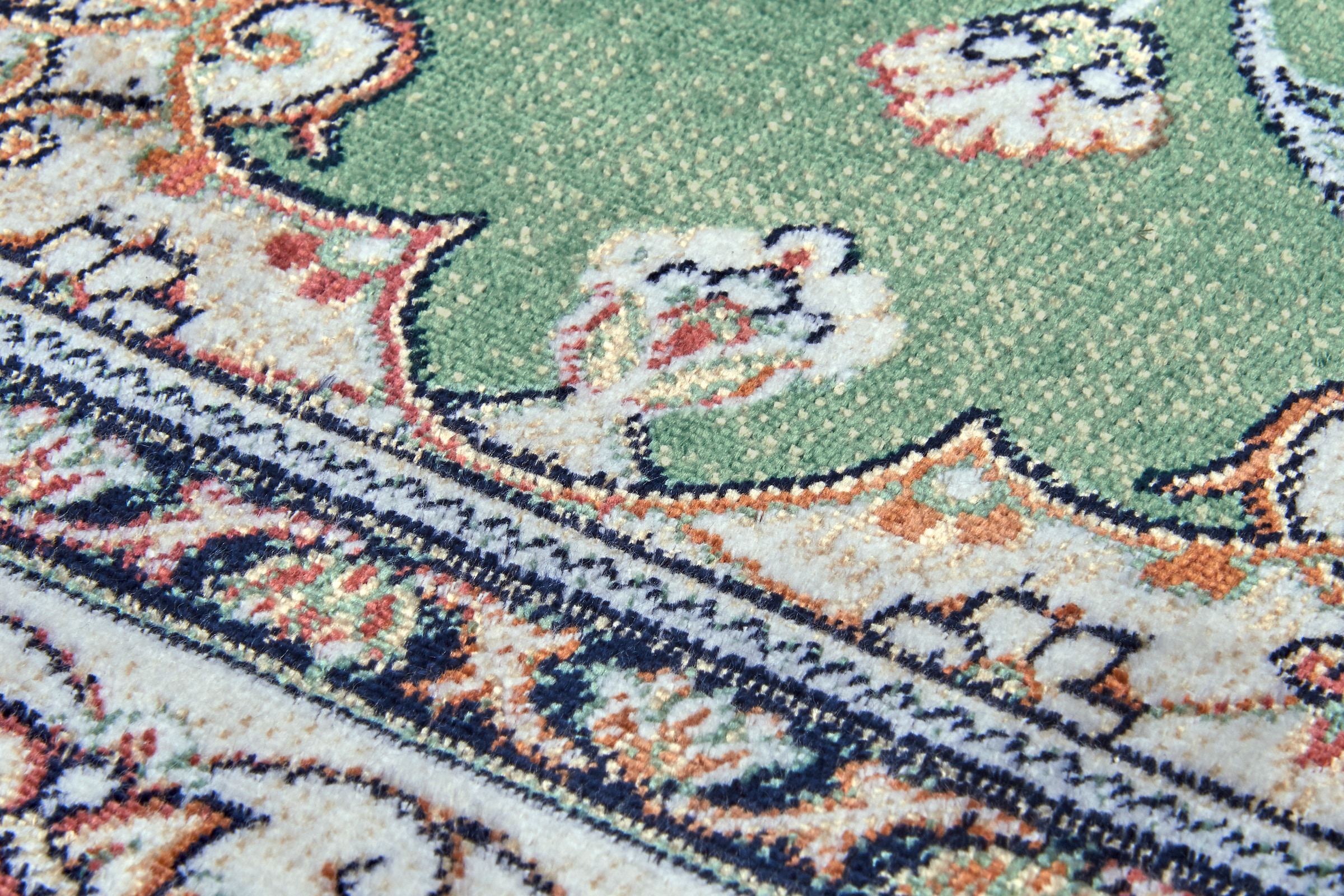 freundin Home Collection Teppich »Almas«, rechteckig, Orient-Design, Vintage-Look, Fransen, pflegeleicht, strapazierfähig