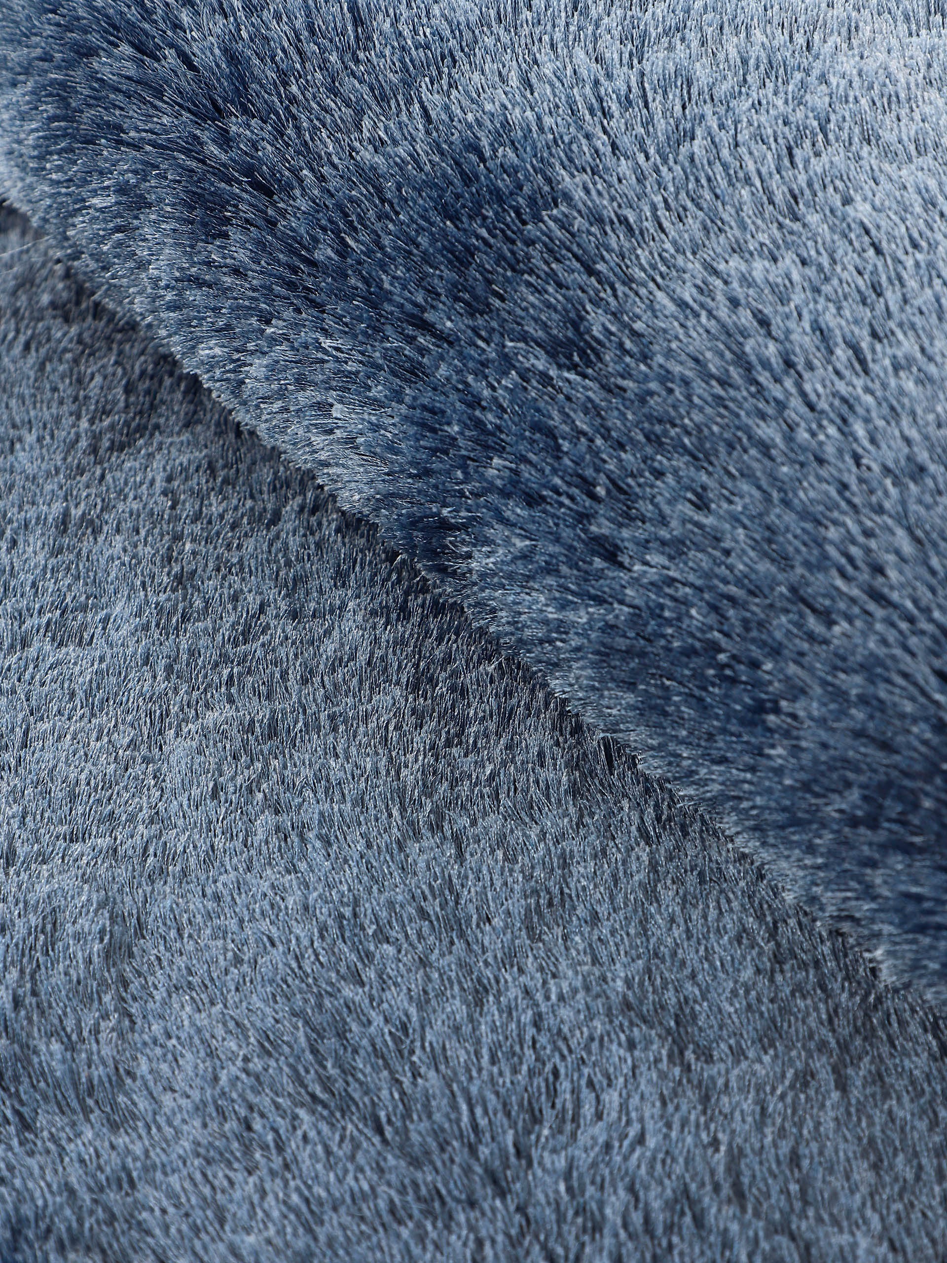 carpetfine Hochflor-Teppich »Breeze«, rund, 45 mm Höhe, besonders weich mit leichtem Glanz Garn, Wohnzimmer