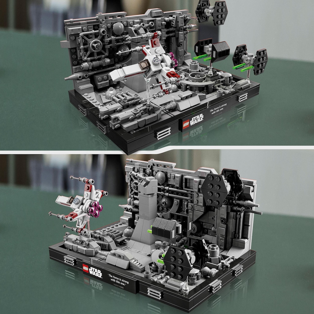 LEGO® Konstruktionsspielsteine »Death Star™ Trench Run Diorama (75329), LEGO® Star Wars™«, (665 St.)