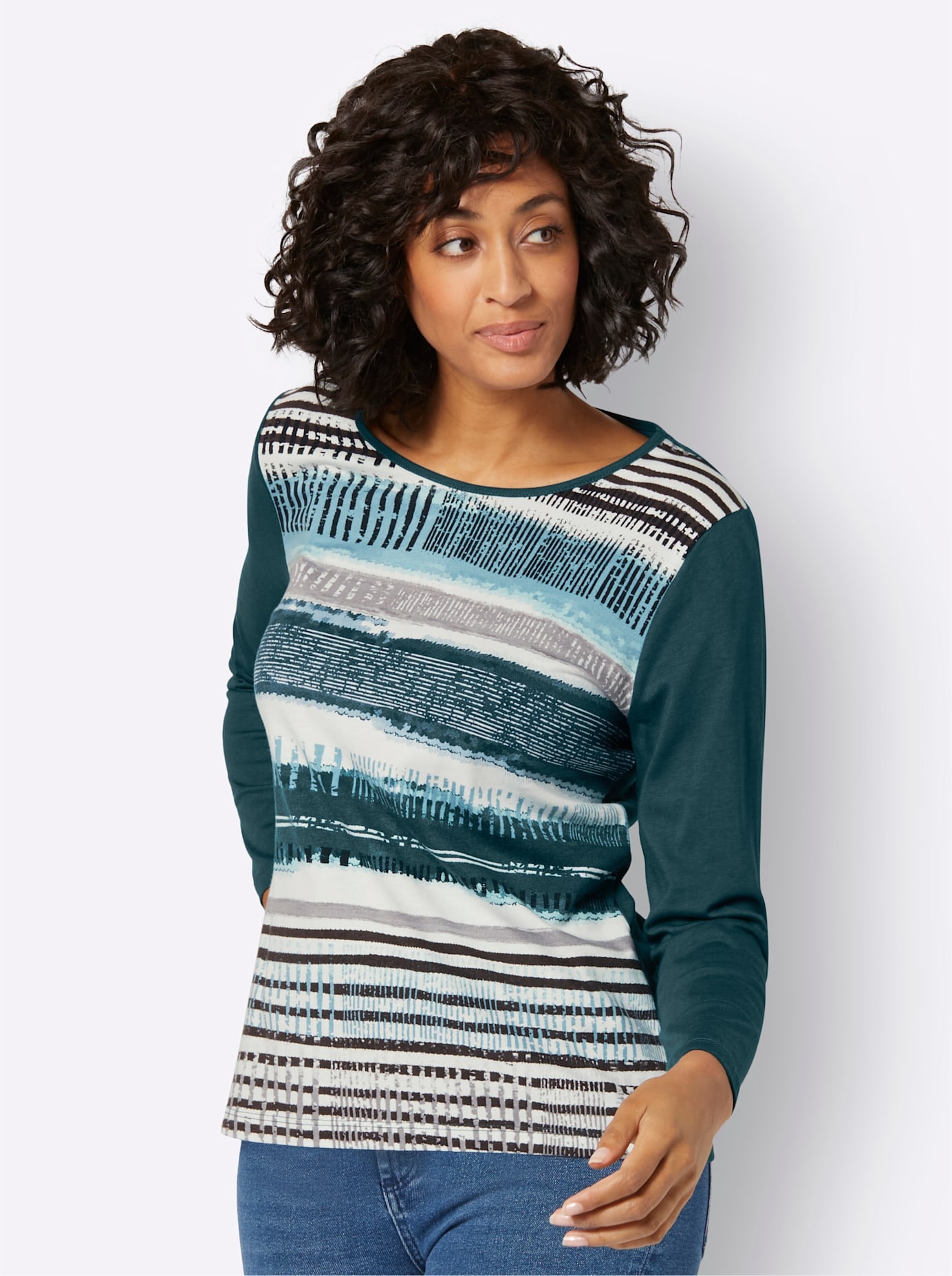 Casual Looks Langarmshirt »Shirt«, (1 tlg.)