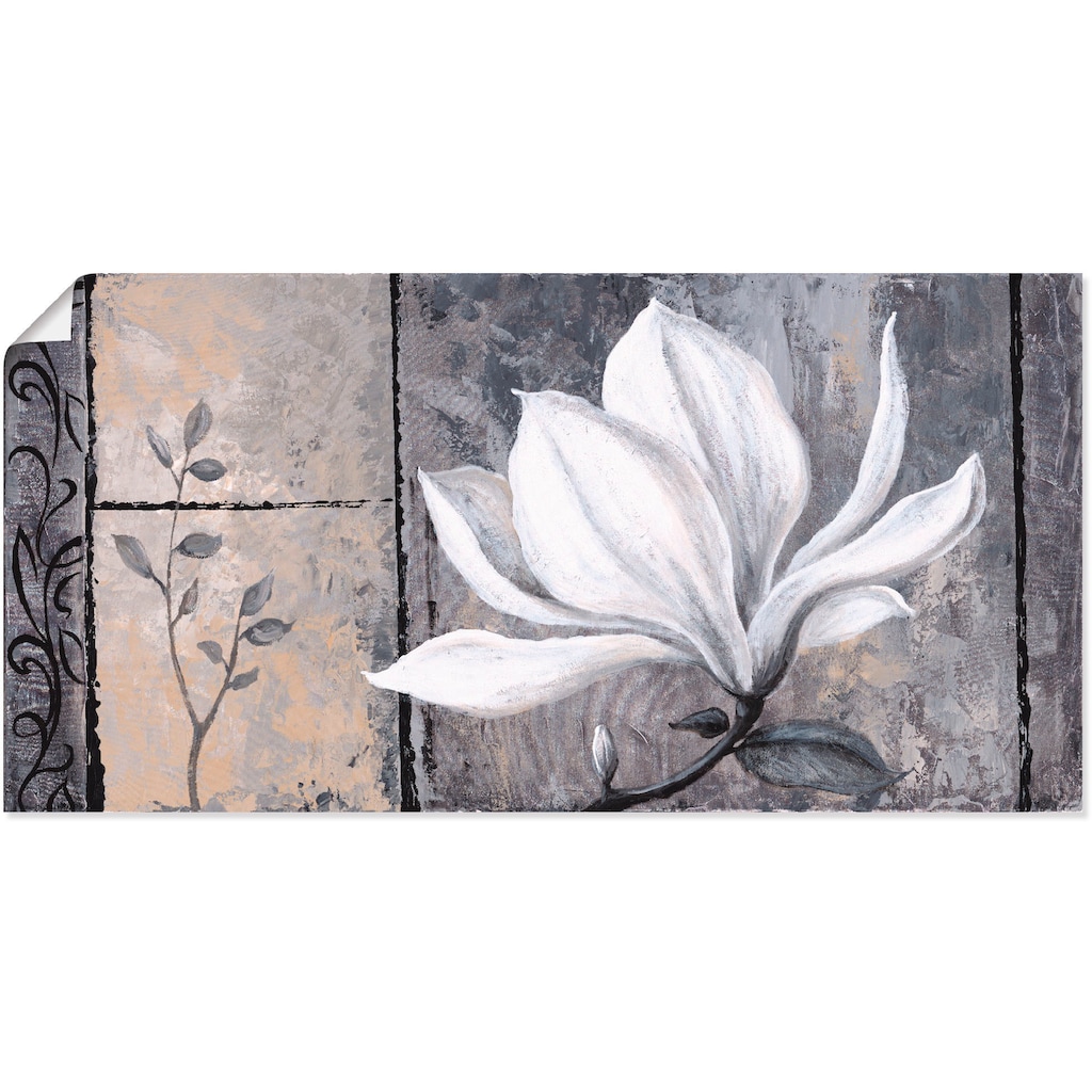 Artland Wandbild »Klassische Magnolie«, Blumen, (1 St.), als Alubild, Outdoorbild, Leinwandbild, Poster, Wandaufkleber