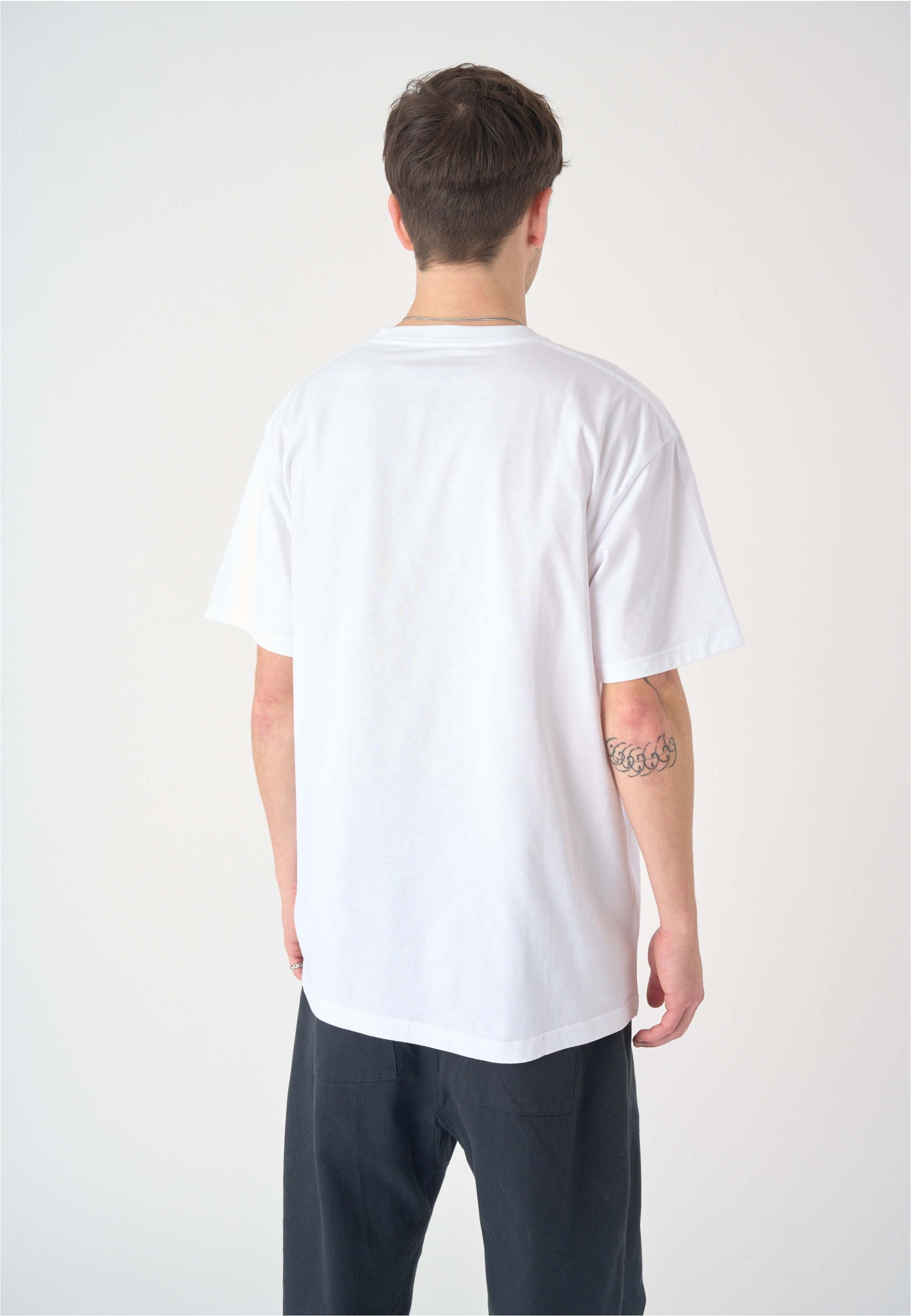 Cleptomanicx T-Shirt »Embroidery Gull Mono«, mit lockerem Schnitt