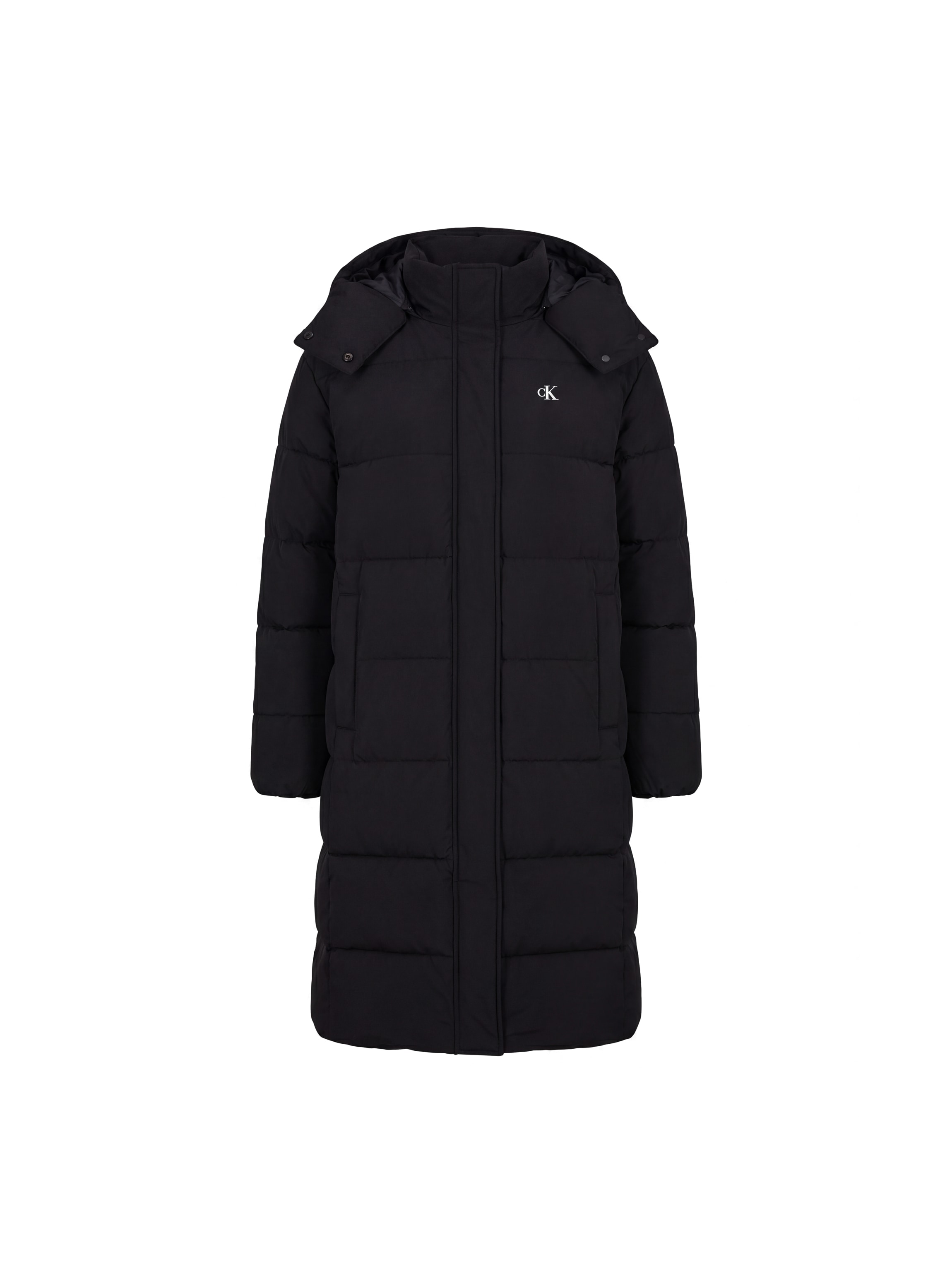 Calvin Klein Jeans Steppmantel »MATTE LONG PUFFER« Regular fit mit Kapuze