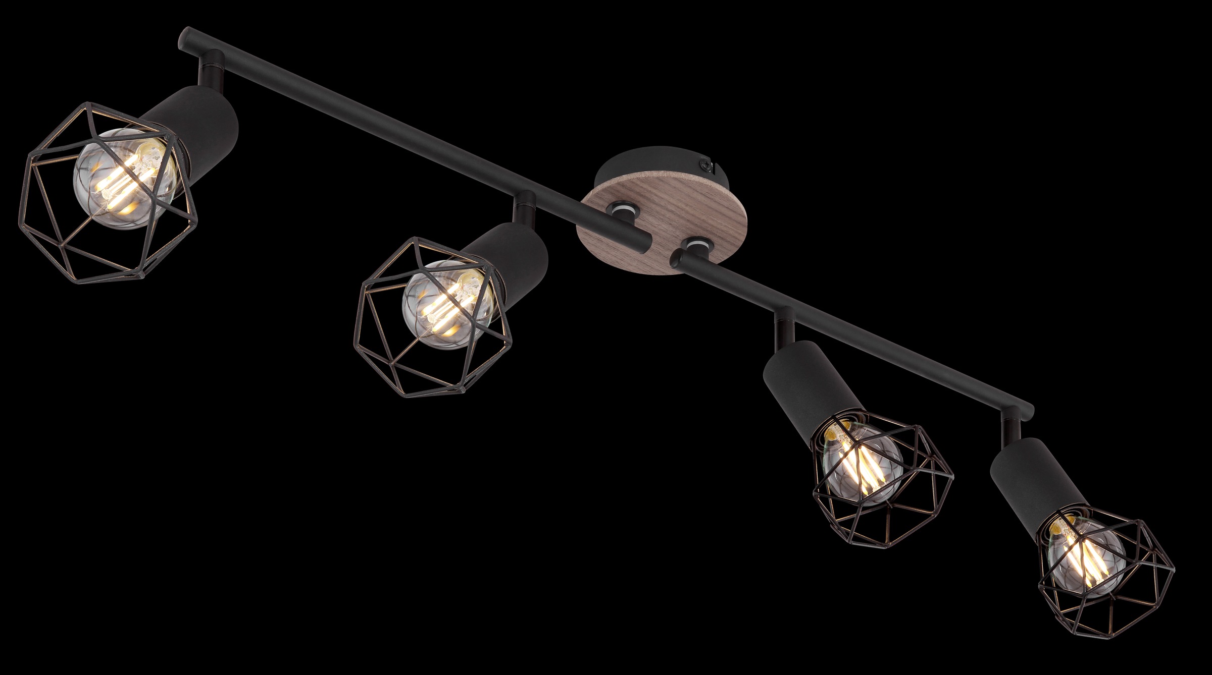 GLOBO LIGHTING Deckenstrahler »XARA I«, Leuchtmittel E14 | ohne Leuchtmittel, Deckenstrahler/Metall/Flur/Wohnzimmer/Schlafzimmer