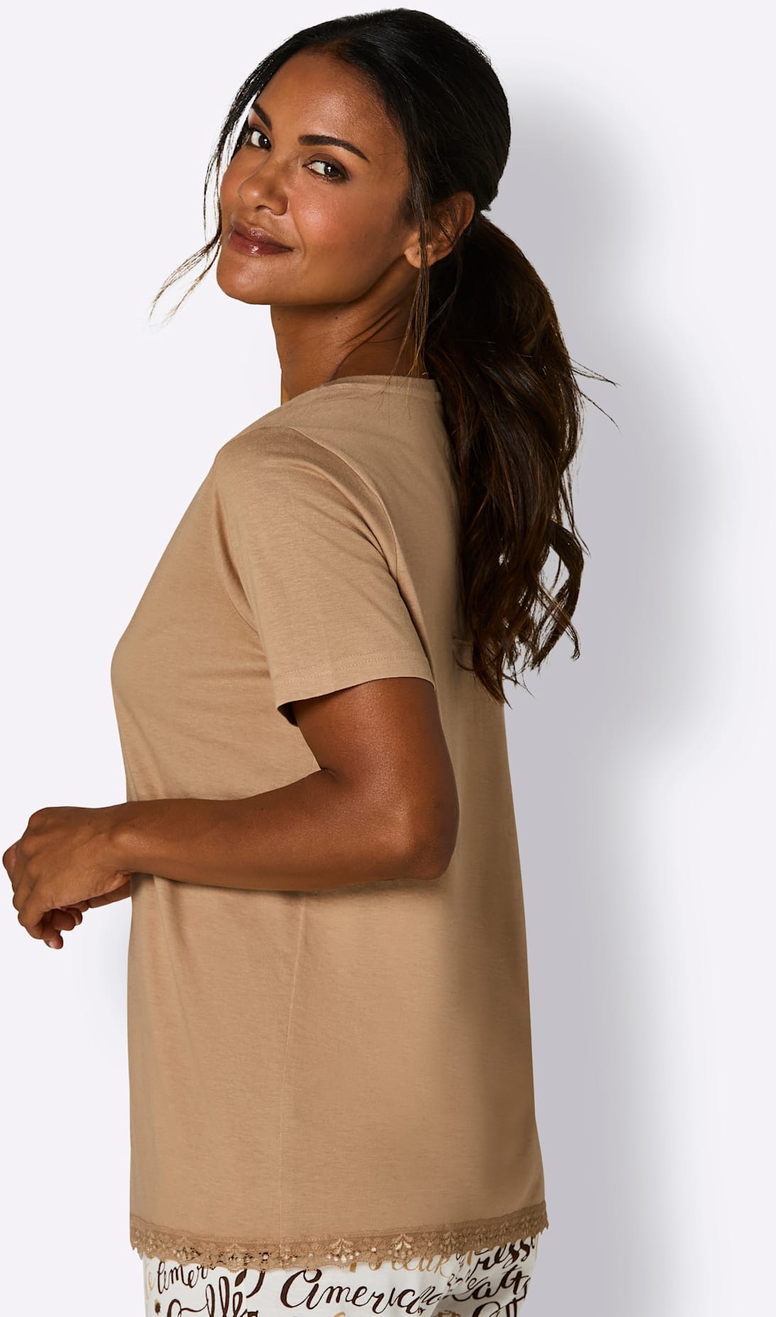 wäschepur Pyjamaoberteil »Schlafanzug-Shirt« 1 tlg.