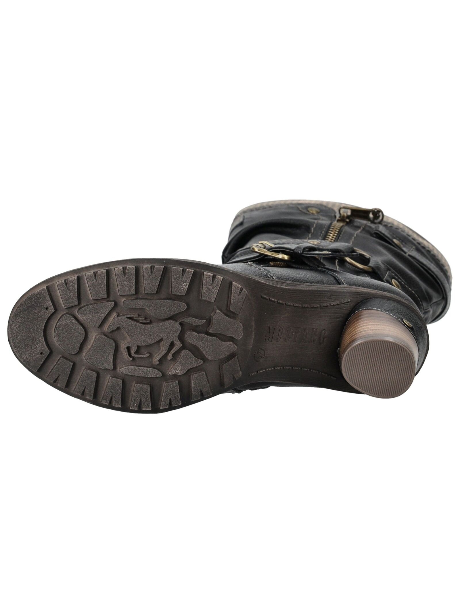 Mustang Shoes High-Heel-Stiefel »Mustang Shoes Stiefel Lederimitat/Textil«