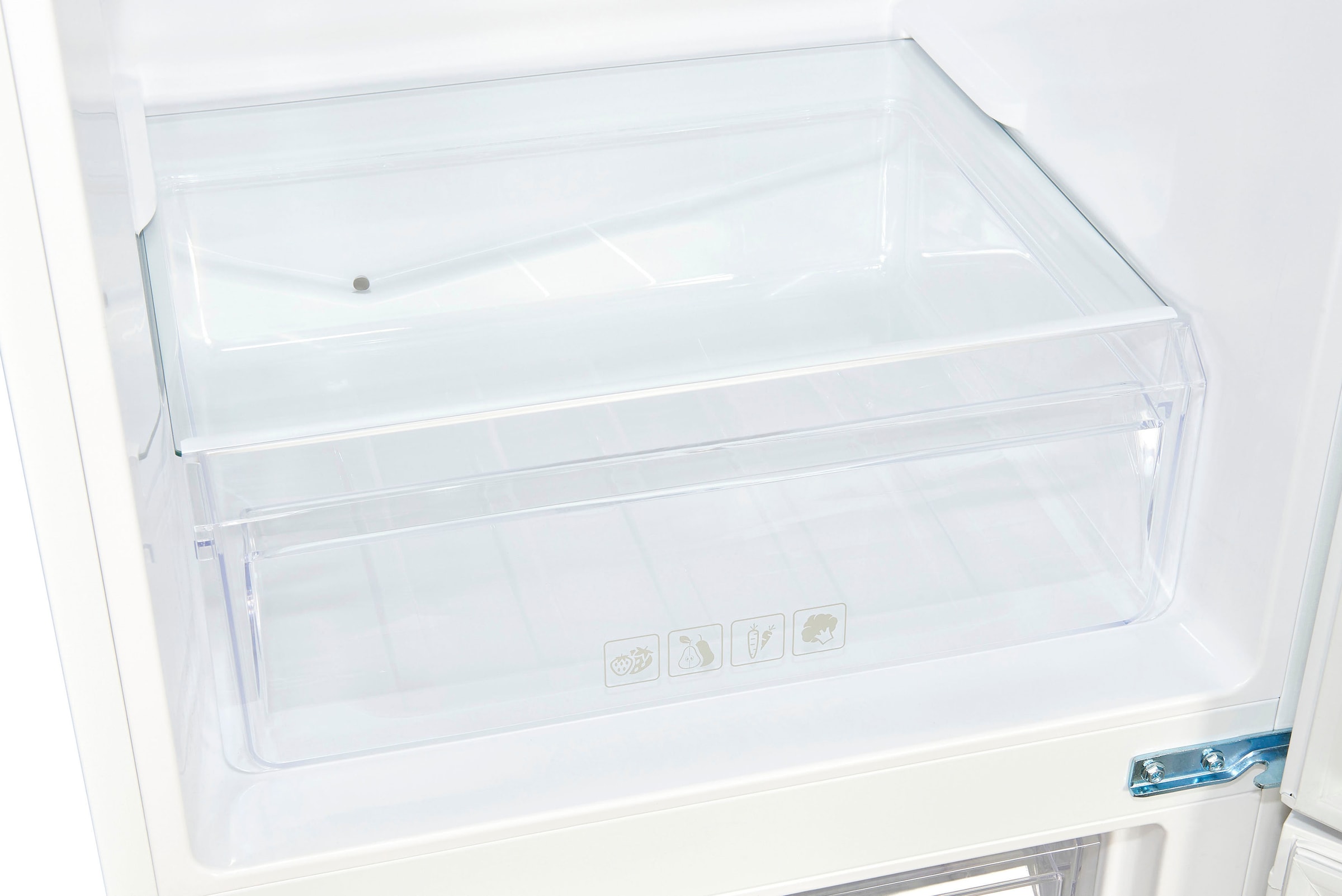 exquisit Kühl-/Gefrierkombination »KGC265-70-WS-040D weiss«, 260 Liter Nutzinhalt, Wasserspender, 4 Sterne Gefrieren