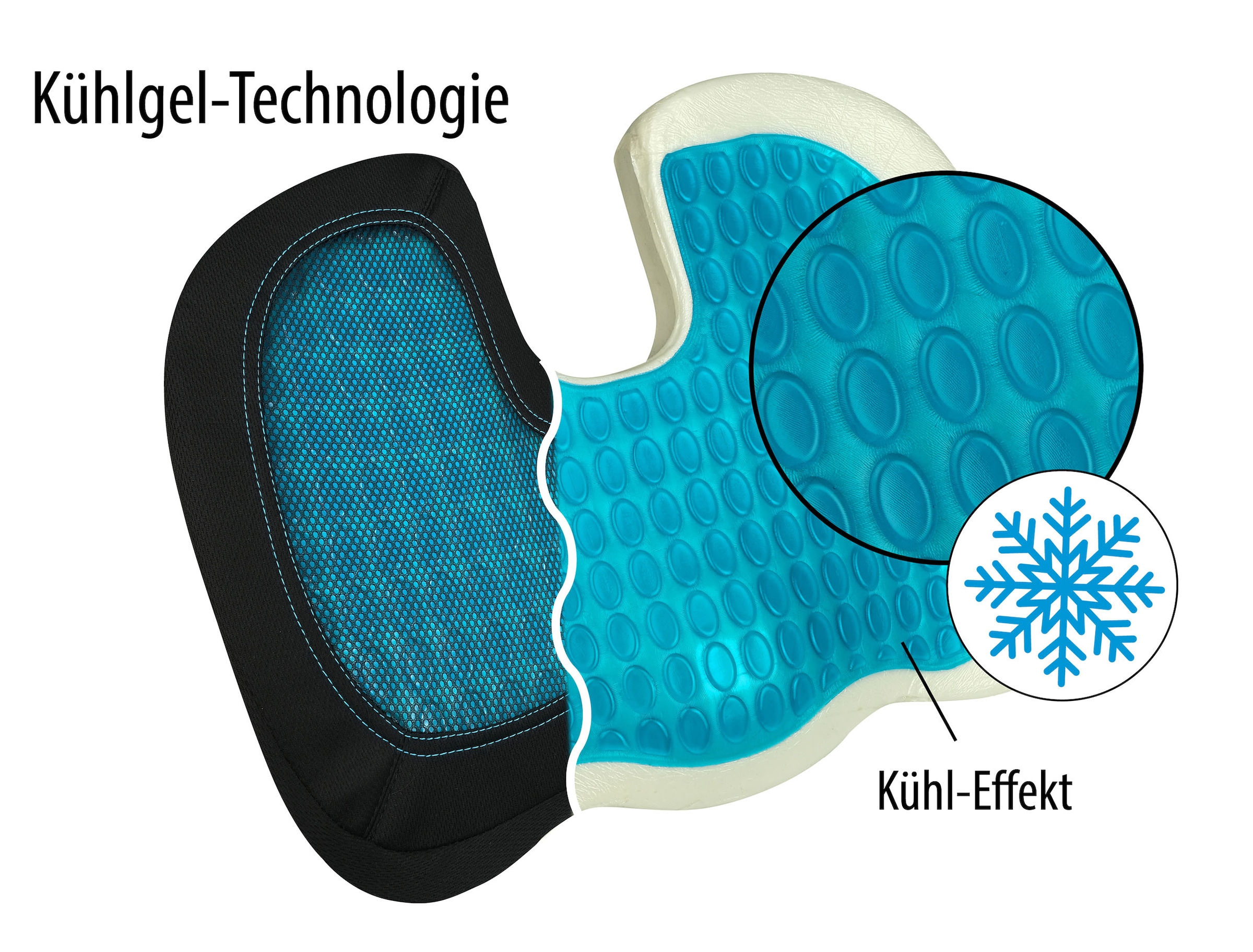 APA Gelkissen »Sitzkissen Memory Foam«, (1 tlg.)