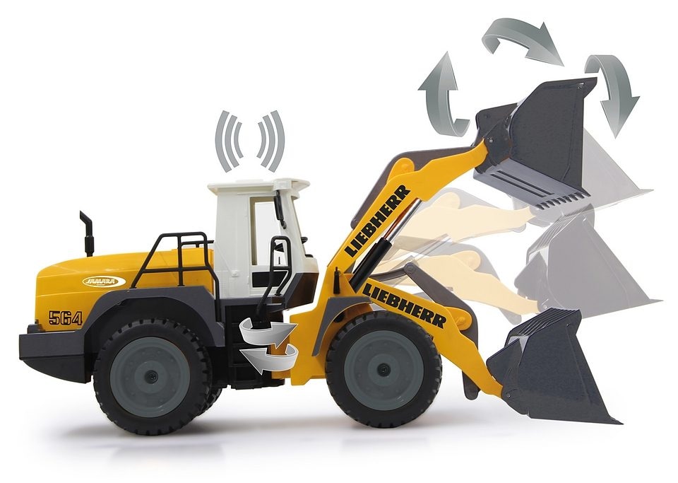 Jamara RC-Bagger »Liebherr 564 2,4 GHz«, mit Motorensound