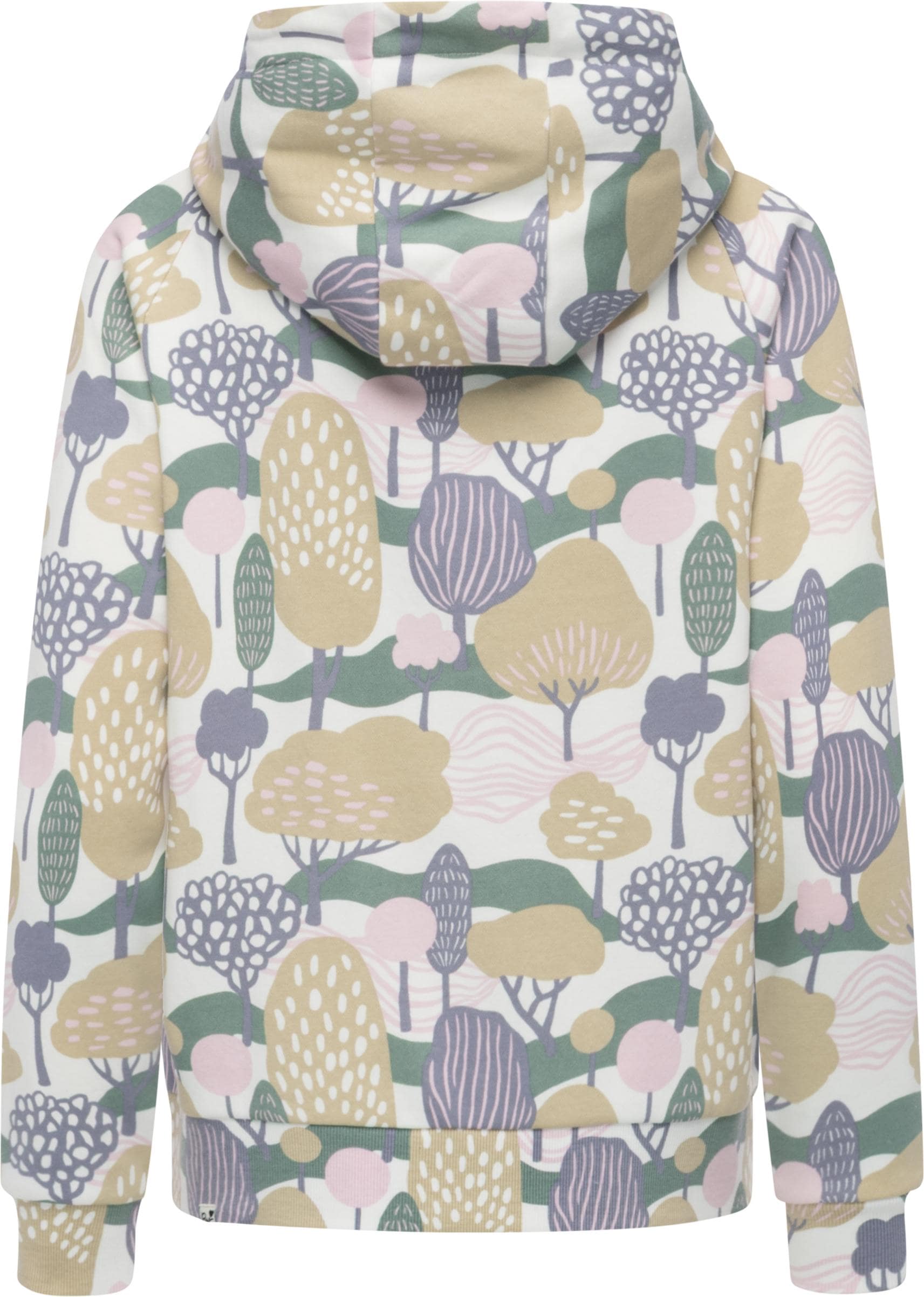 Ragwear Sweatjacke »Fllawia Print« modische Damen Zip-Jacke mit Allover-Print