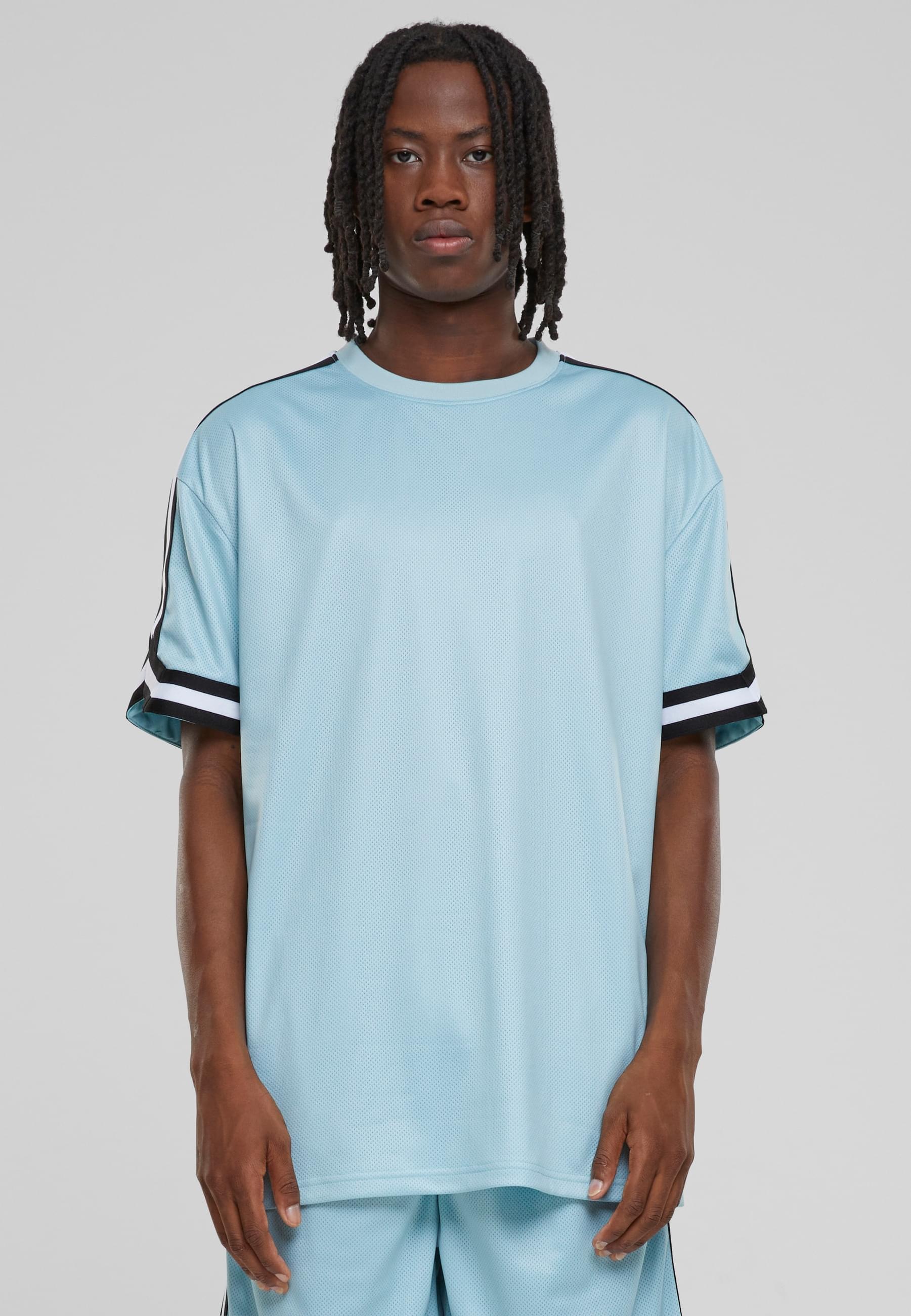 URBAN CLASSICS T-Shirt »Urban Classics Herren Oversized Stripes Mesh Tee«, (1 tlg.)