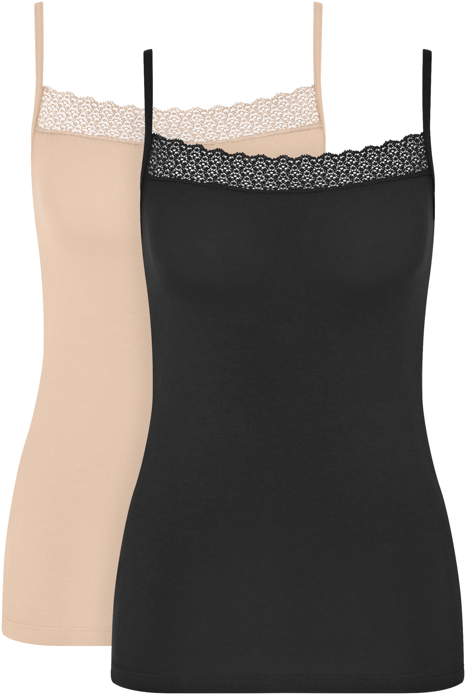 Triumph Spaghettitop "Feel of Modal", (2er Pack), weich, bequem, verstellba günstig online kaufen