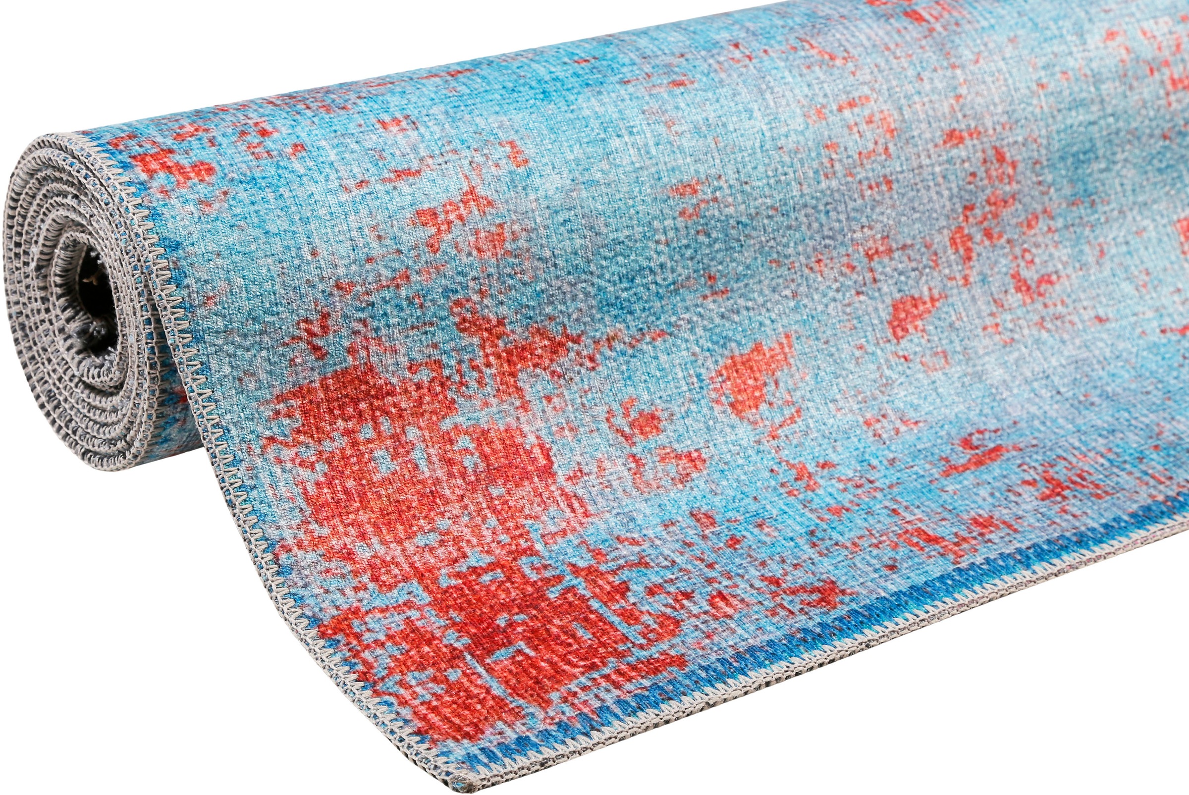Teppich WECON HOME "Hot Spring", bunt (multi), B:60cm H:6mm L:100cm, Kunstfaser, Teppiche, Teppich, Wohnzimmer 3