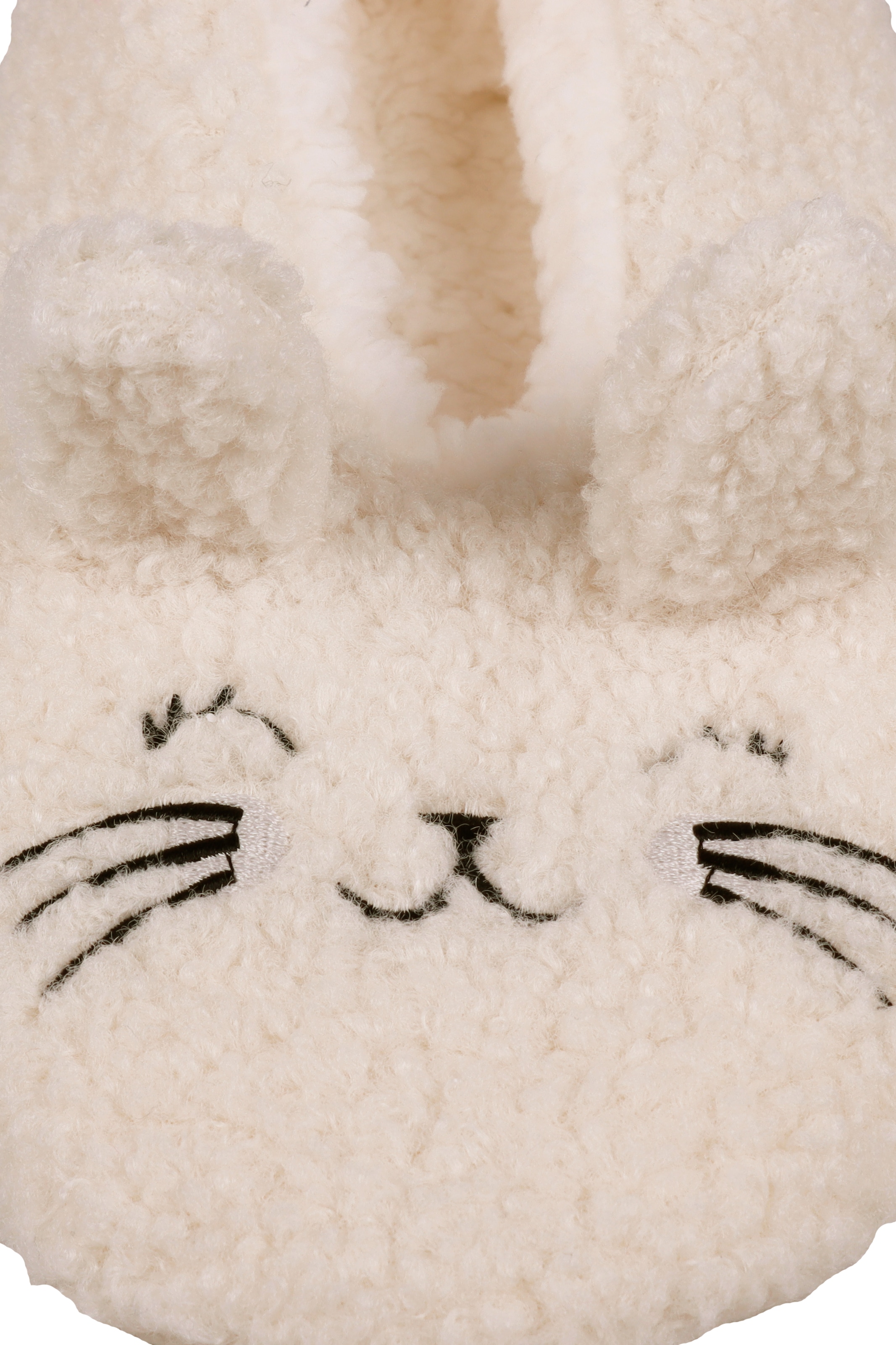 Capelli New York Hausschuh  1 Paar,   rutschsicher, Häschen-Applikation, warm gefüttert