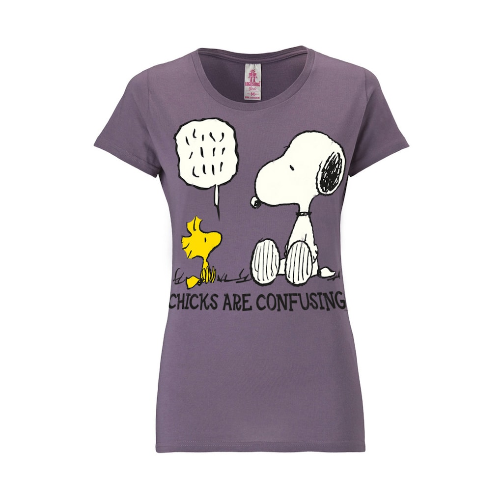 LOGOSHIRT T-Shirt »Snoopy - Peanuts«, mit niedlichem Frontprint