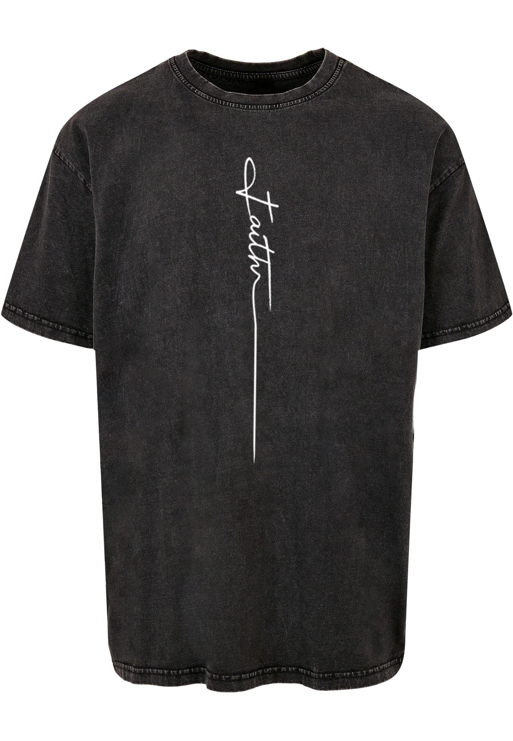 Merchcode T-Shirt "Merchcode Herren Faith Acid Washed Oversized Tee", (1 tl günstig online kaufen