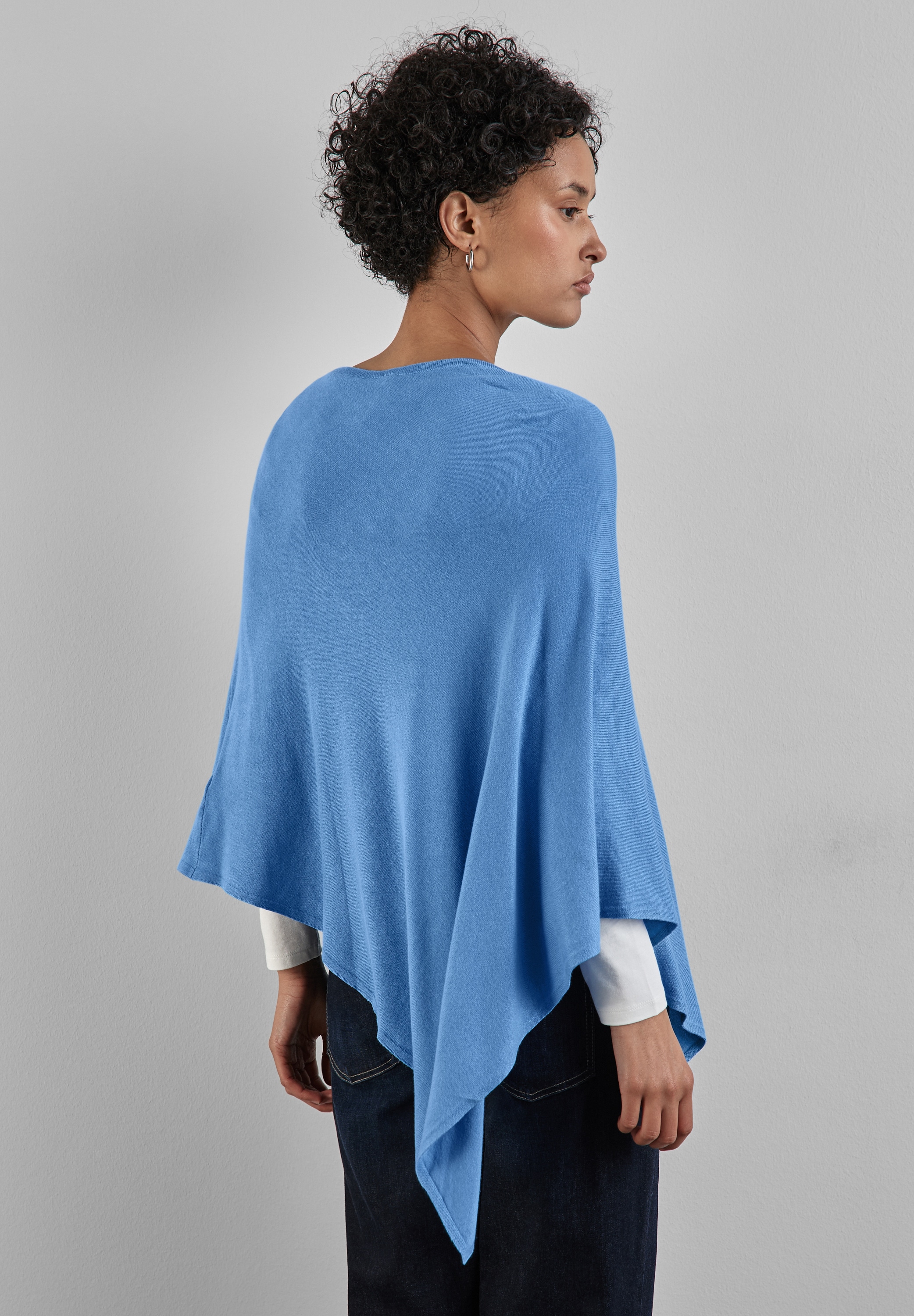 STREET ONE Strickcape, aus softem Materialmix