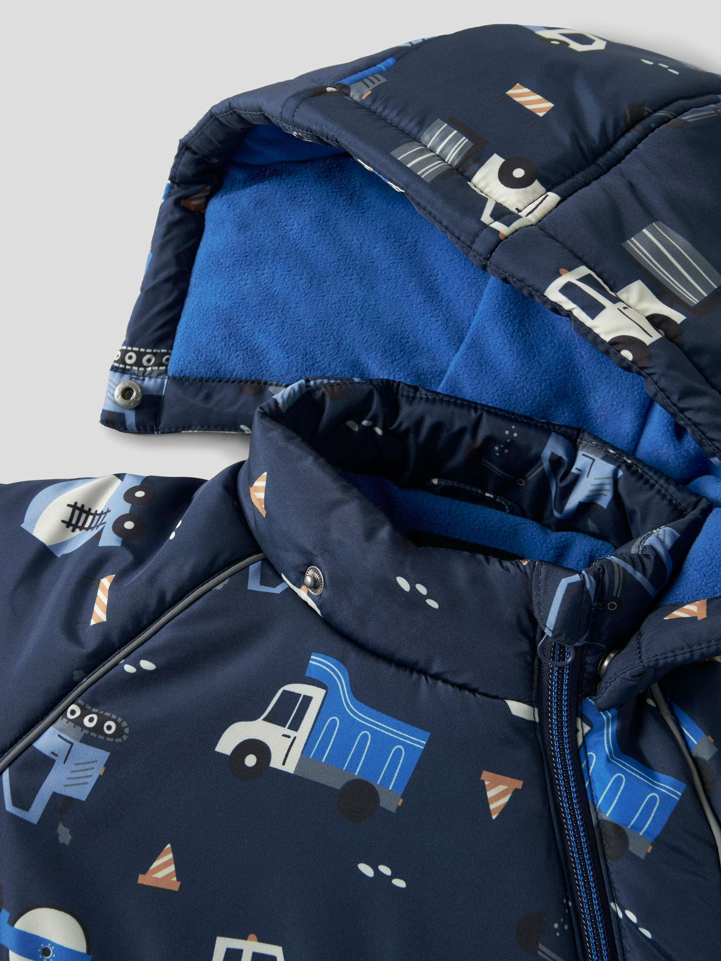 Name It Outdoorjacke »NMMMICCO JACKET AOP2« mit Kapuze Kunstfaser, regular fit
