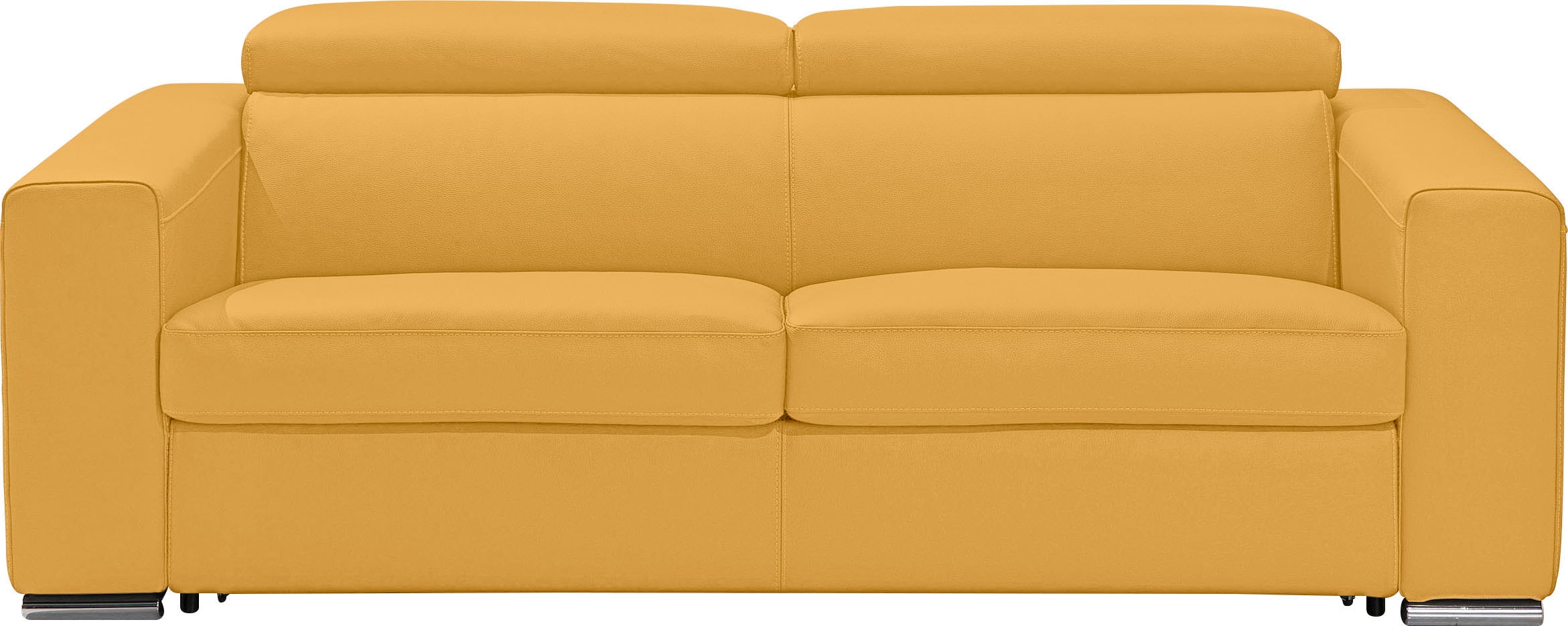 Egoitaliano Schlafsofa "Cabiria, Design und super Sitz- und Liegekomfort", Sofa inkl. Schlaffunktion, Kopfteile verstell