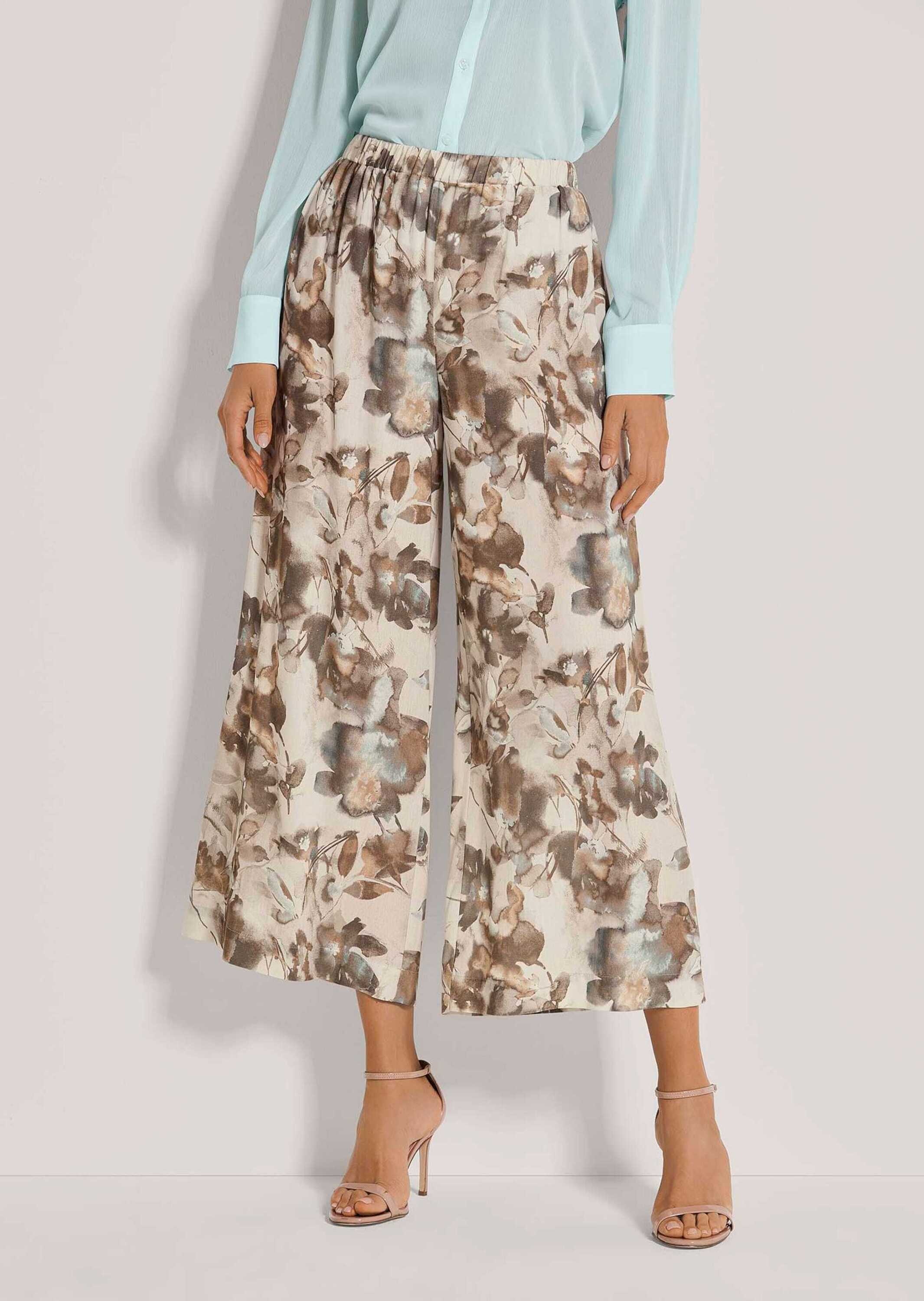 MADELEINE Chinos »Druckhose Hose mit Unikat-Print«