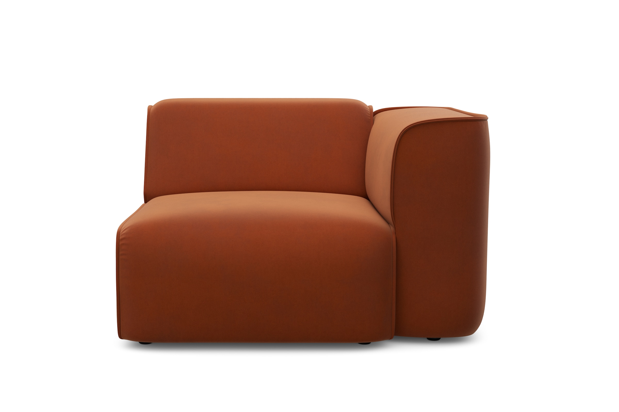 OTTO home Sessel "Sofa-Eckelement, Maße B/T/H: 109/97/46 cm" als Modul oder separat verwendbar, für individuelle Zusammenstellung