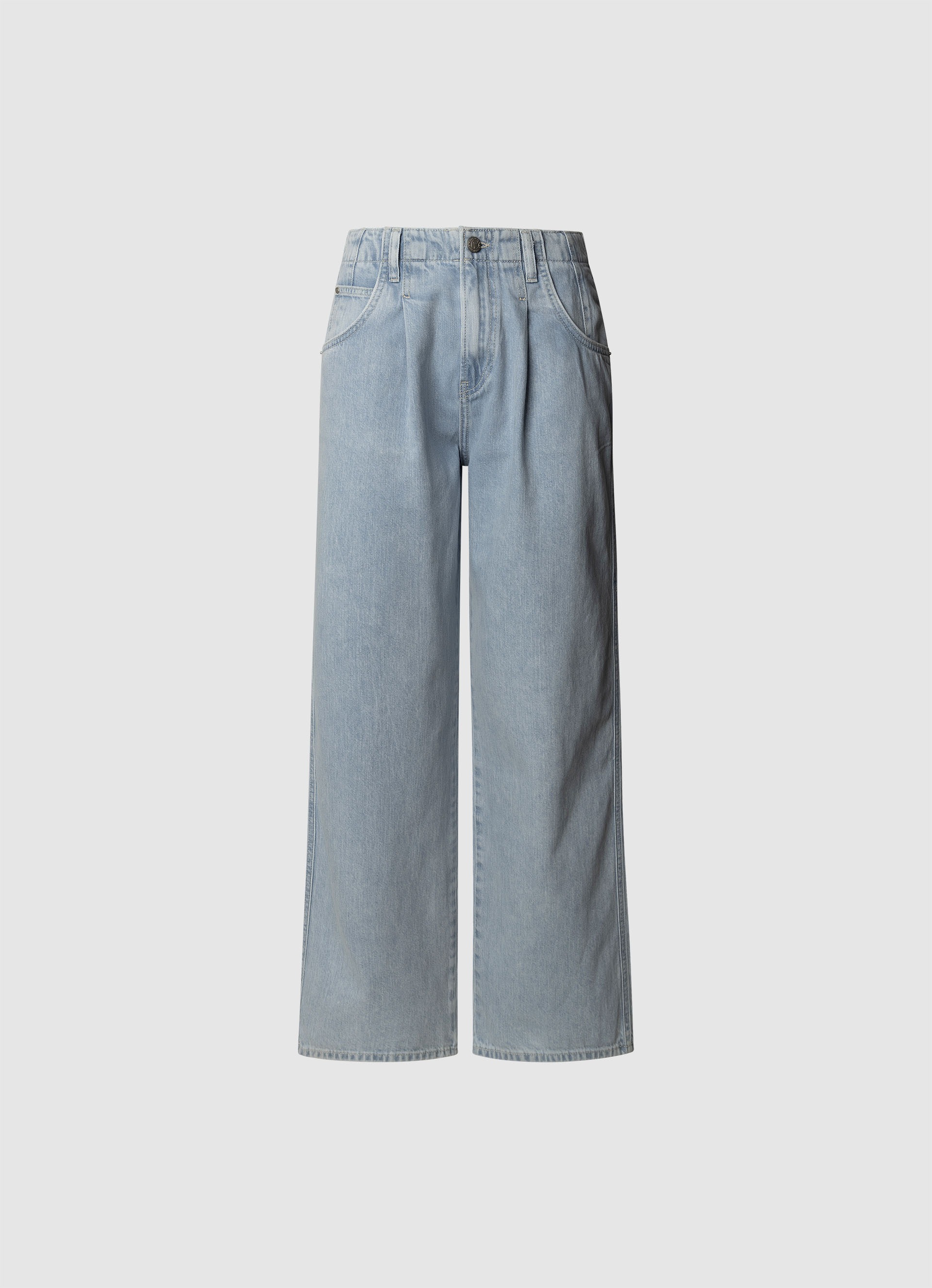 Thumbnail - Pepe Jeans High-waist-Jeans "STRAIGHT UHW LEXA ARCHIVE", mit Bundfalten