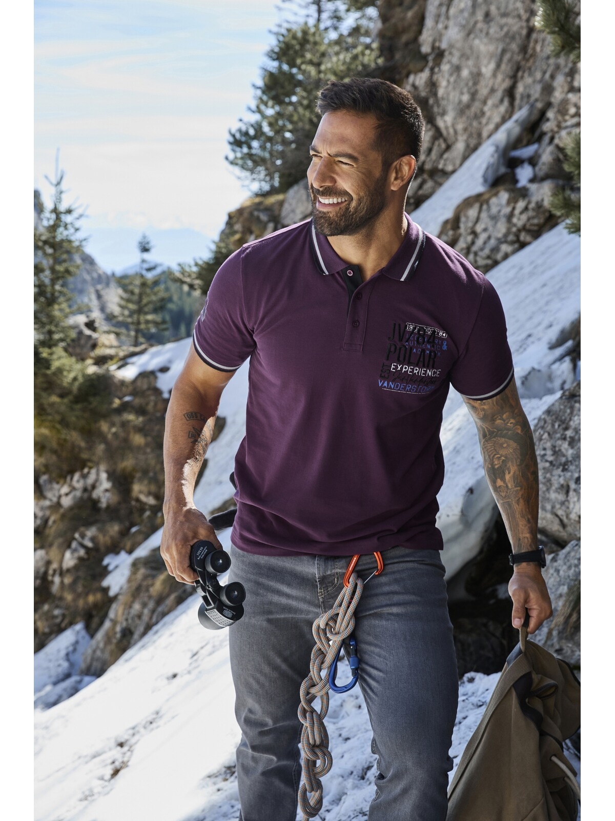 Jan Vanderstorm Poloshirt »Poloshirt FRETU«, (1 tlg.)