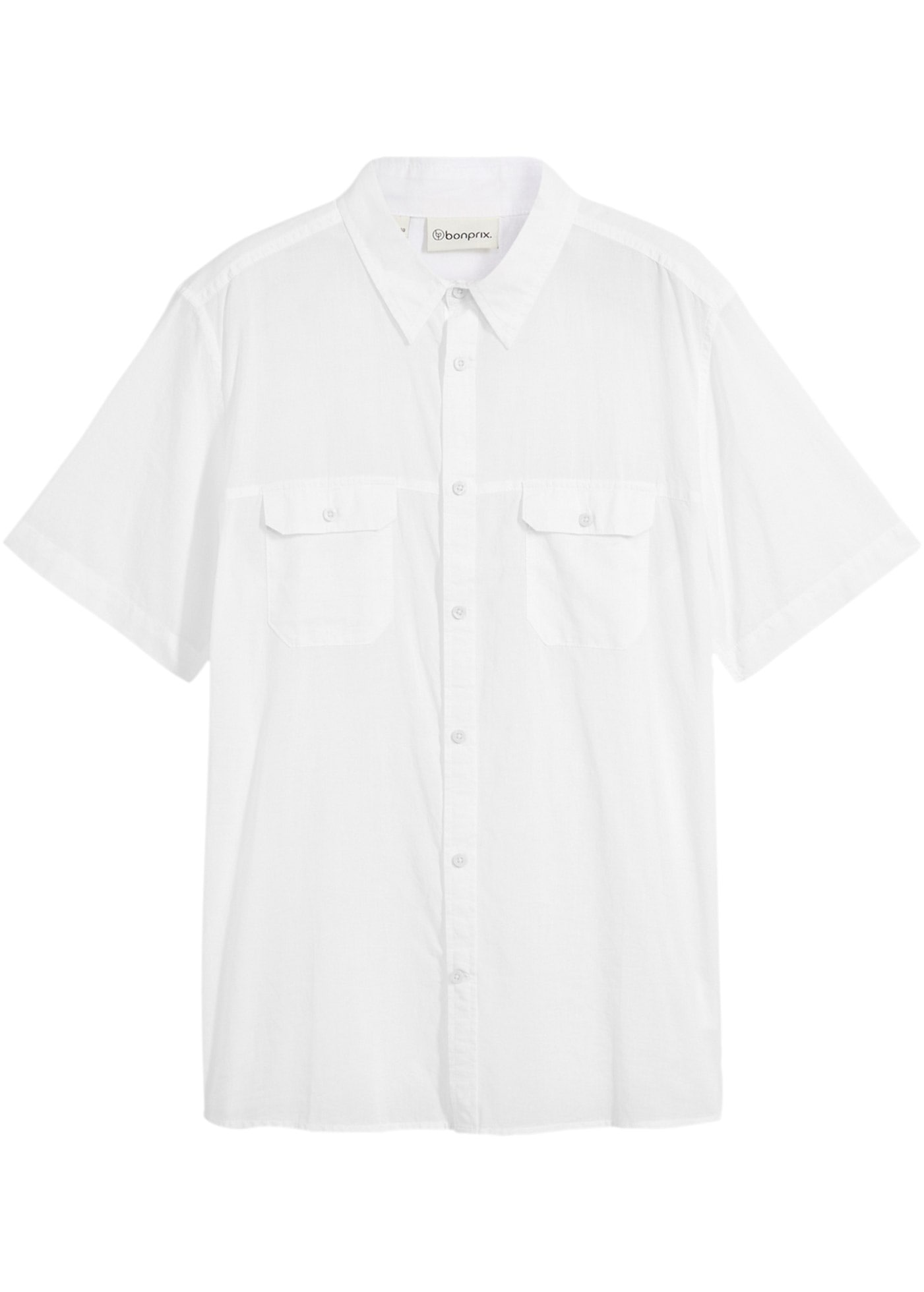 bonprix Kurzarmhemd "Kurzarmhemd aus reiner Baumwolle" Regular Fit, aus Bau günstig online kaufen