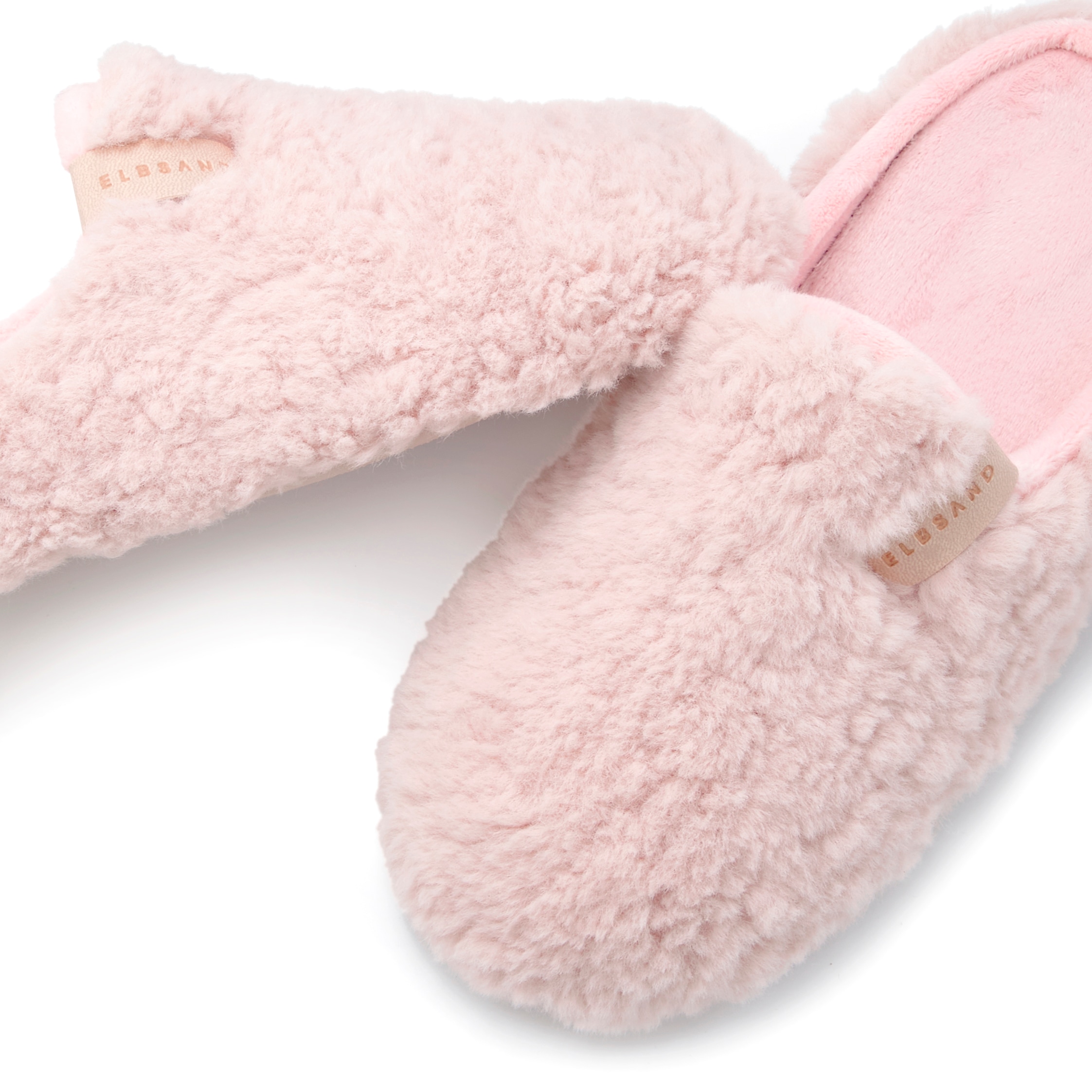 Elbsand Hausschuh, Pantolette, Pantoffel, Mule, Sandale, kuscheliges Fellimitat