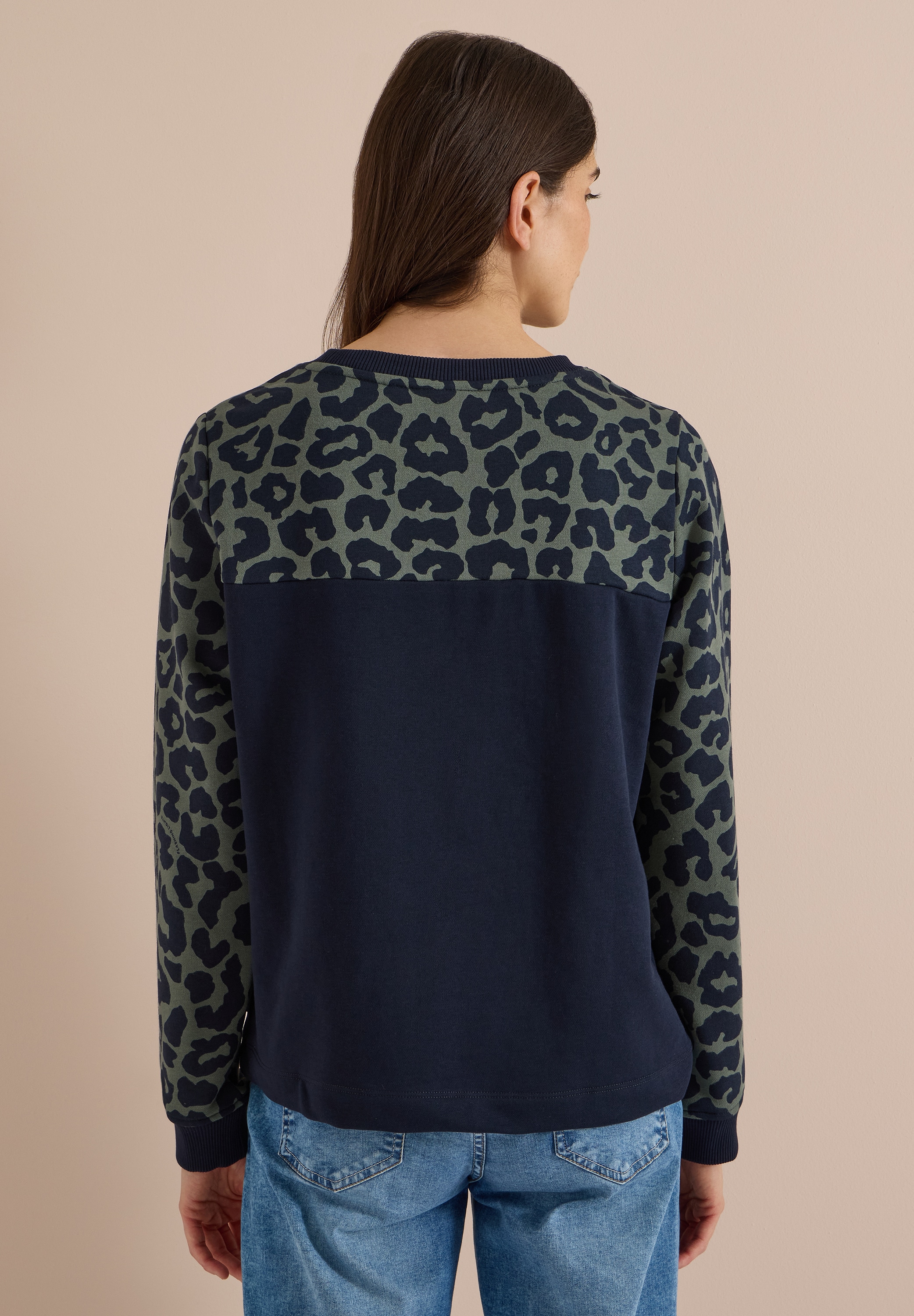 Cecil Sweatshirt , mit Leomuster
