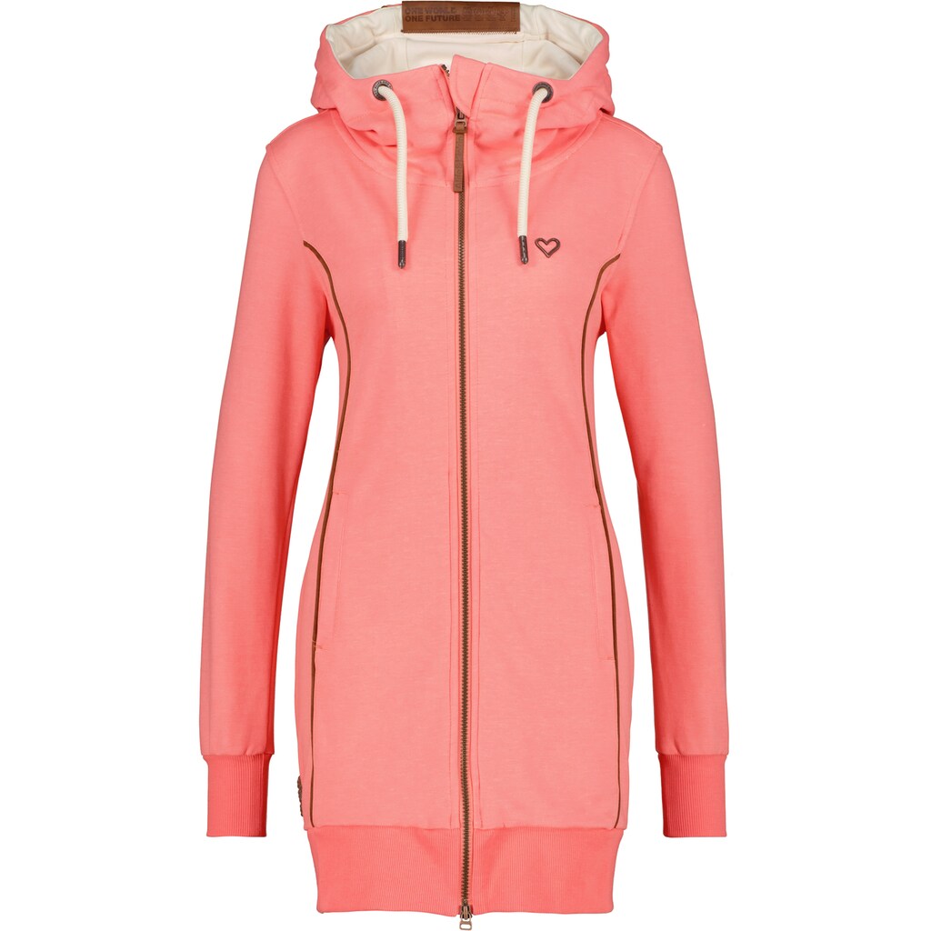 Alife & Kickin Kapuzensweatjacke »JassyAK A LongSweatjacket Damen Kapuzensweatjacke, Sweatjacke«