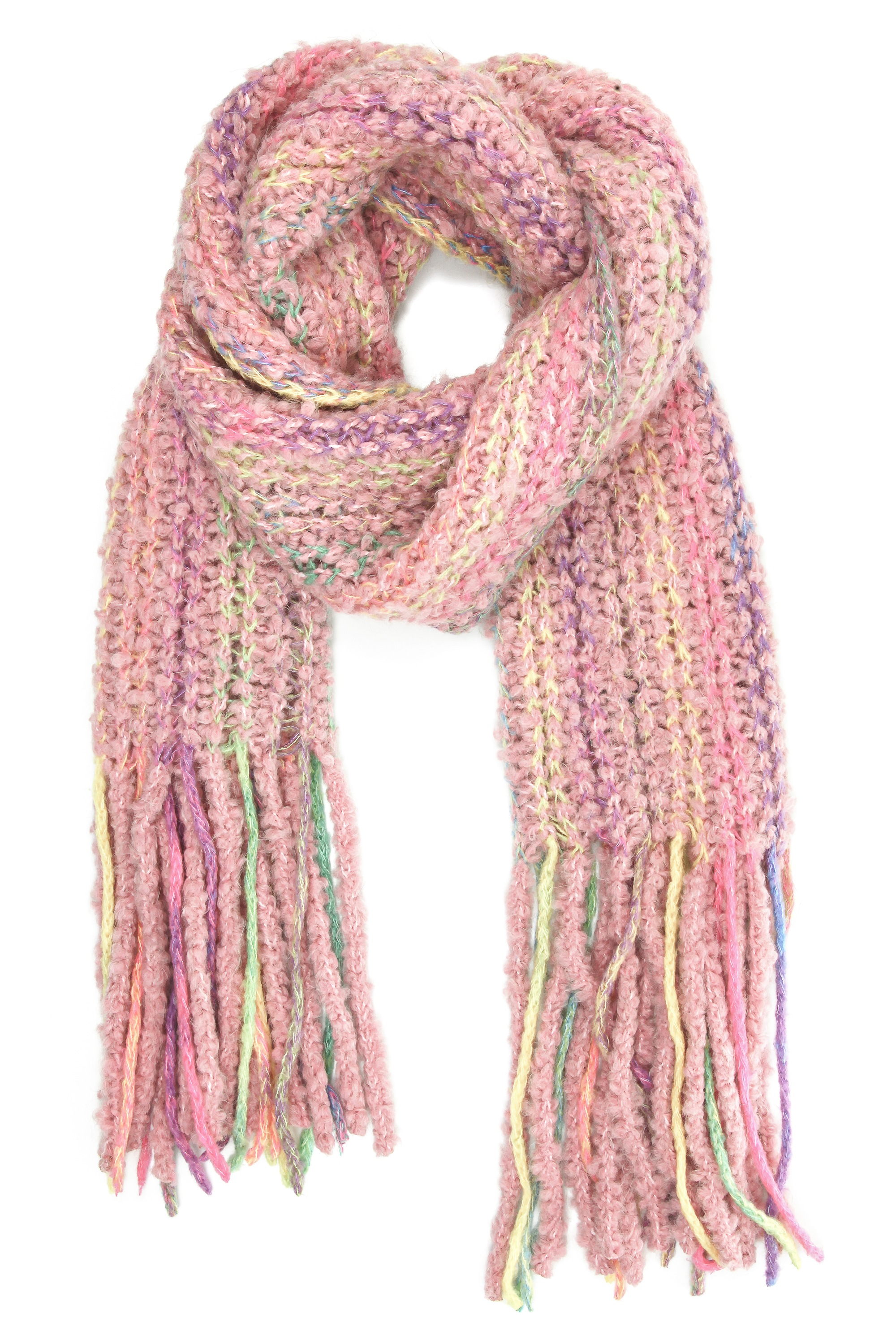 COLLEZIONE ALESSANDRO Modeschal "Chadia" 1 Stk. tlg. grob gestrickt mit Fra günstig online kaufen
