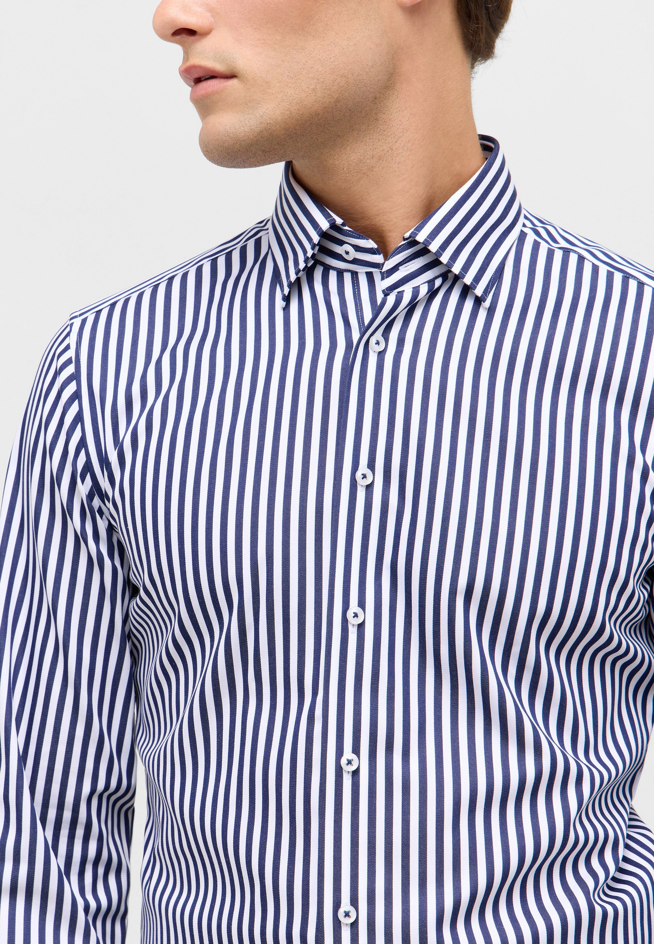 Thumbnail - Eterna Langarmhemd "SLIM FIT" NON IRON (bügelfrei)