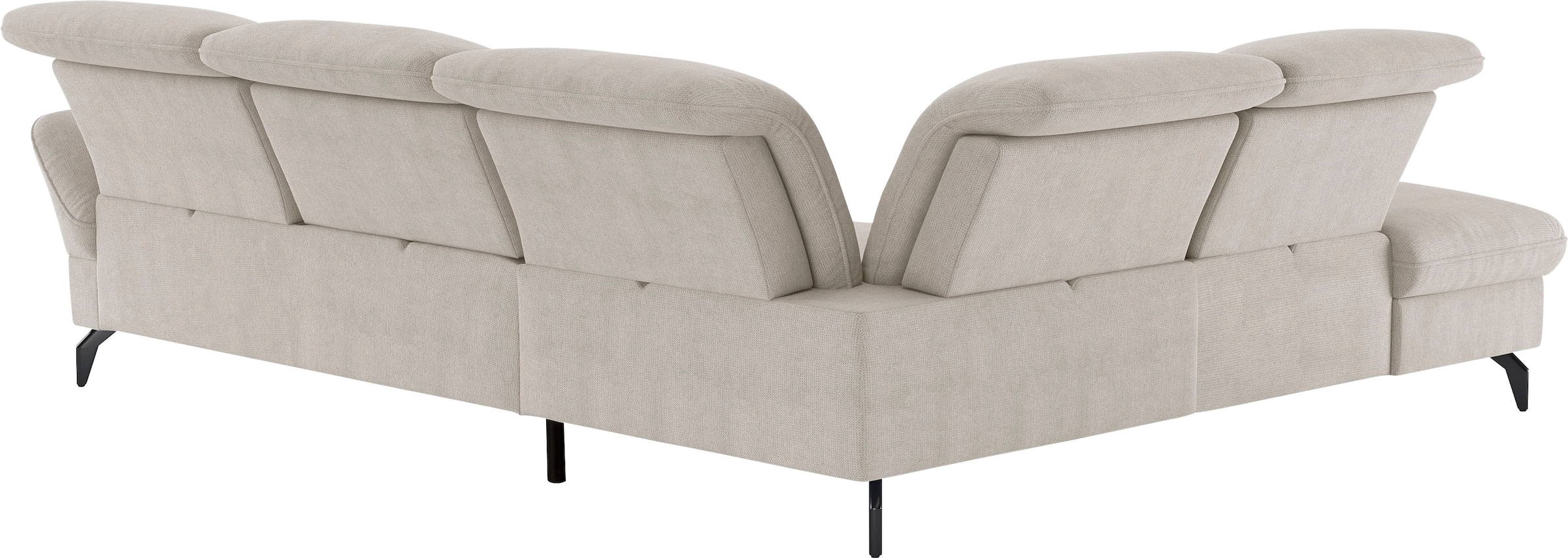 Sit & More Leandro L-Shape Corner Sofa Beige 6
