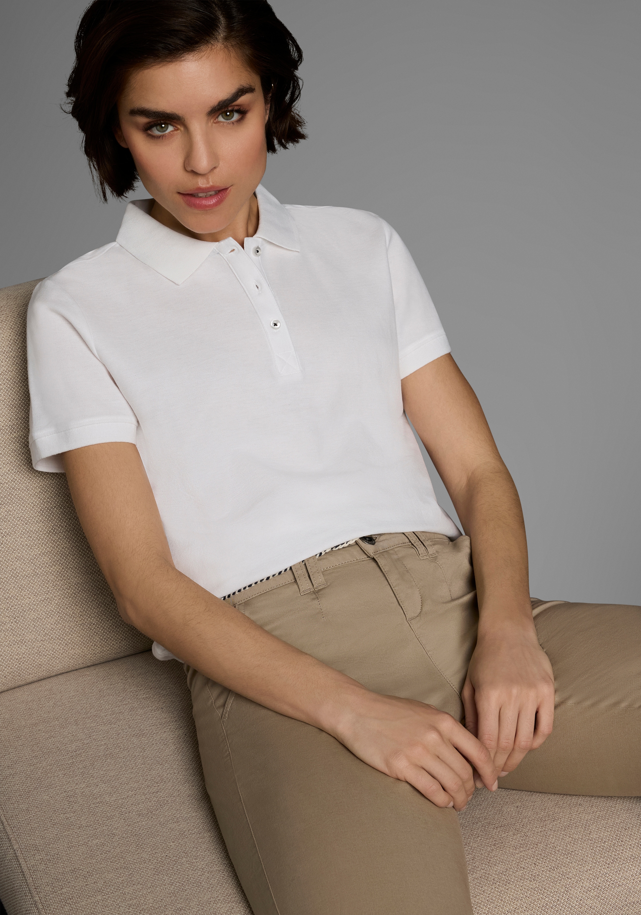 Eastwind Poloshirt, (Packung, 2 tlg., 2er-Pack), Kurzarm, figurumschmeichelnder Schnitt, Polokragen