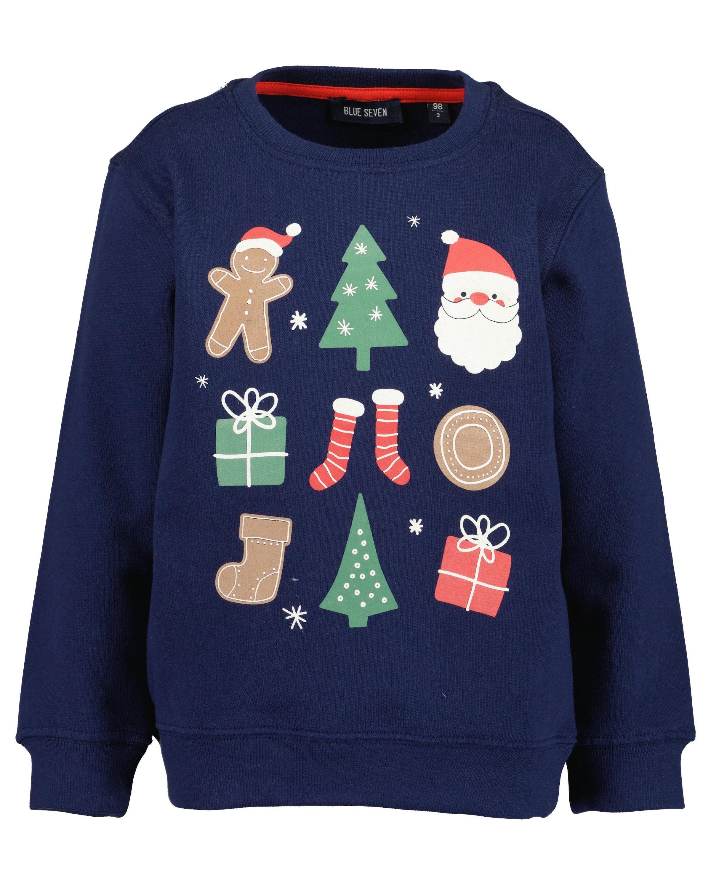 Blue Seven Sweatshirt »Blue Seven Jungen Weihnachts Sweatshirt X-MAS«