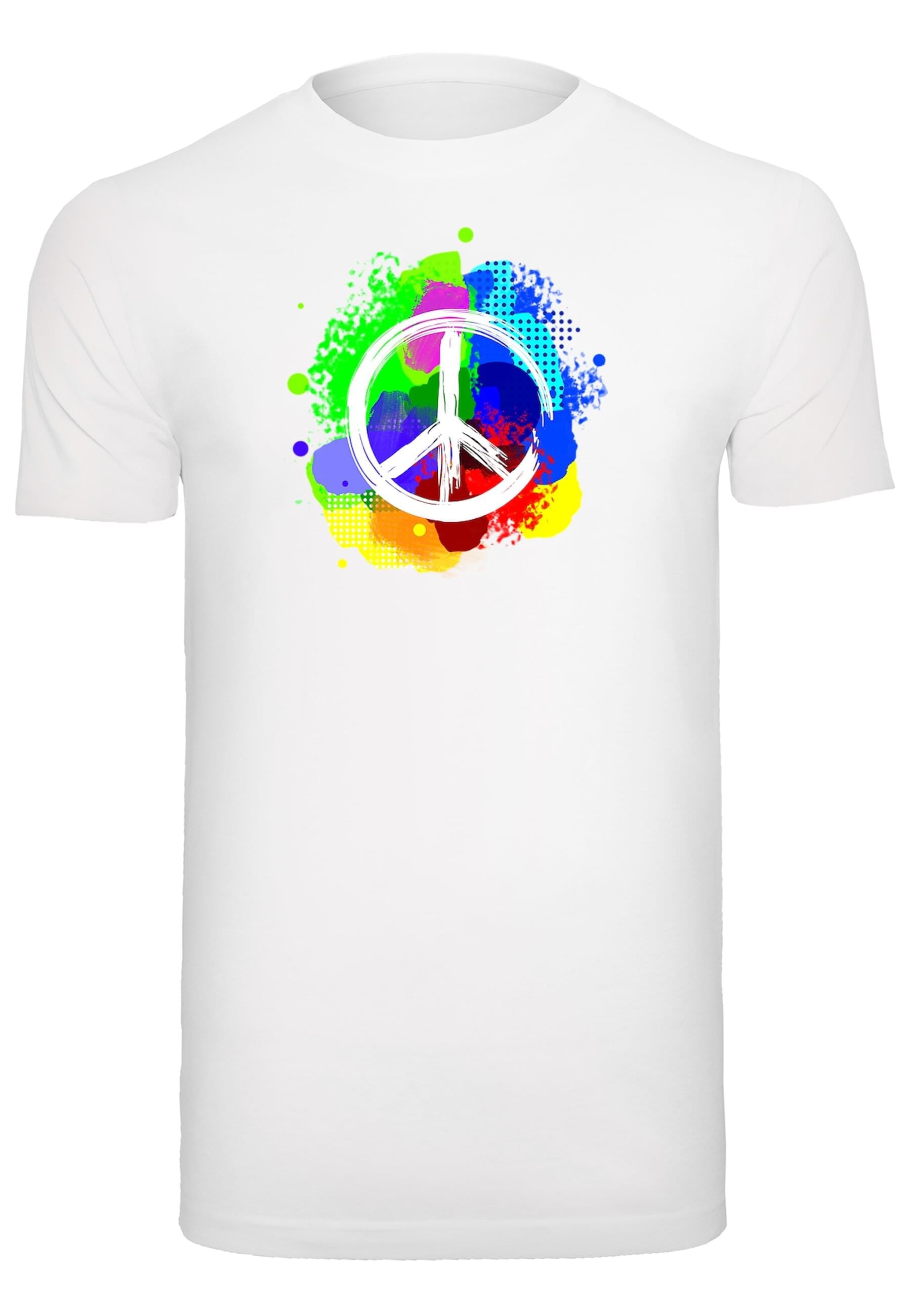 Merchcode T-Shirt "Merchcode Herren Peace - Graffiti T-Shirt Round Neck" 1 günstig online kaufen