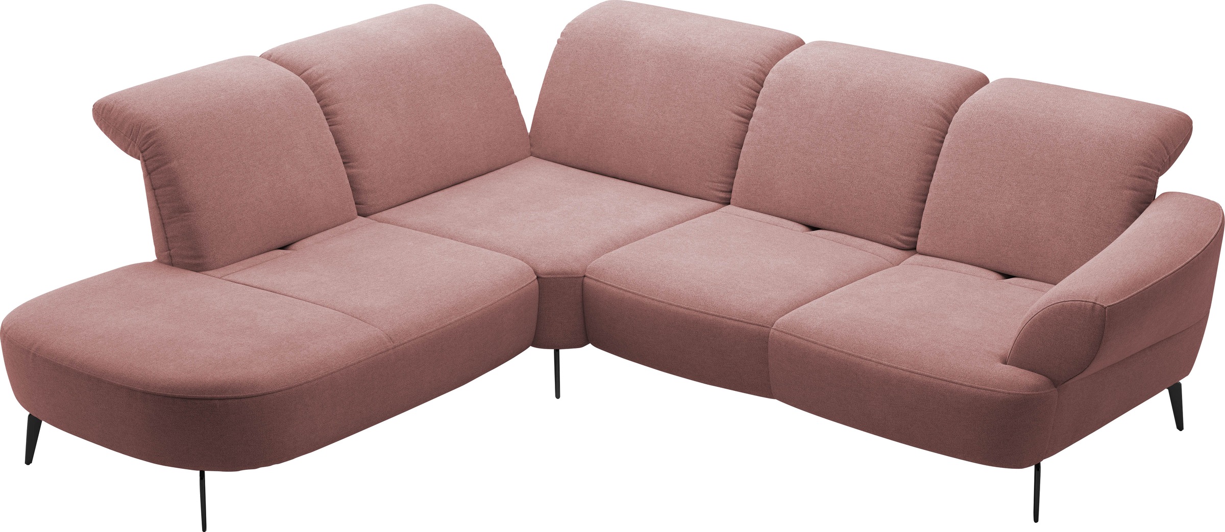 sit&more Ecksofa »Dance«, inkl.System Click&Seat und Sitztiefenverstellung
