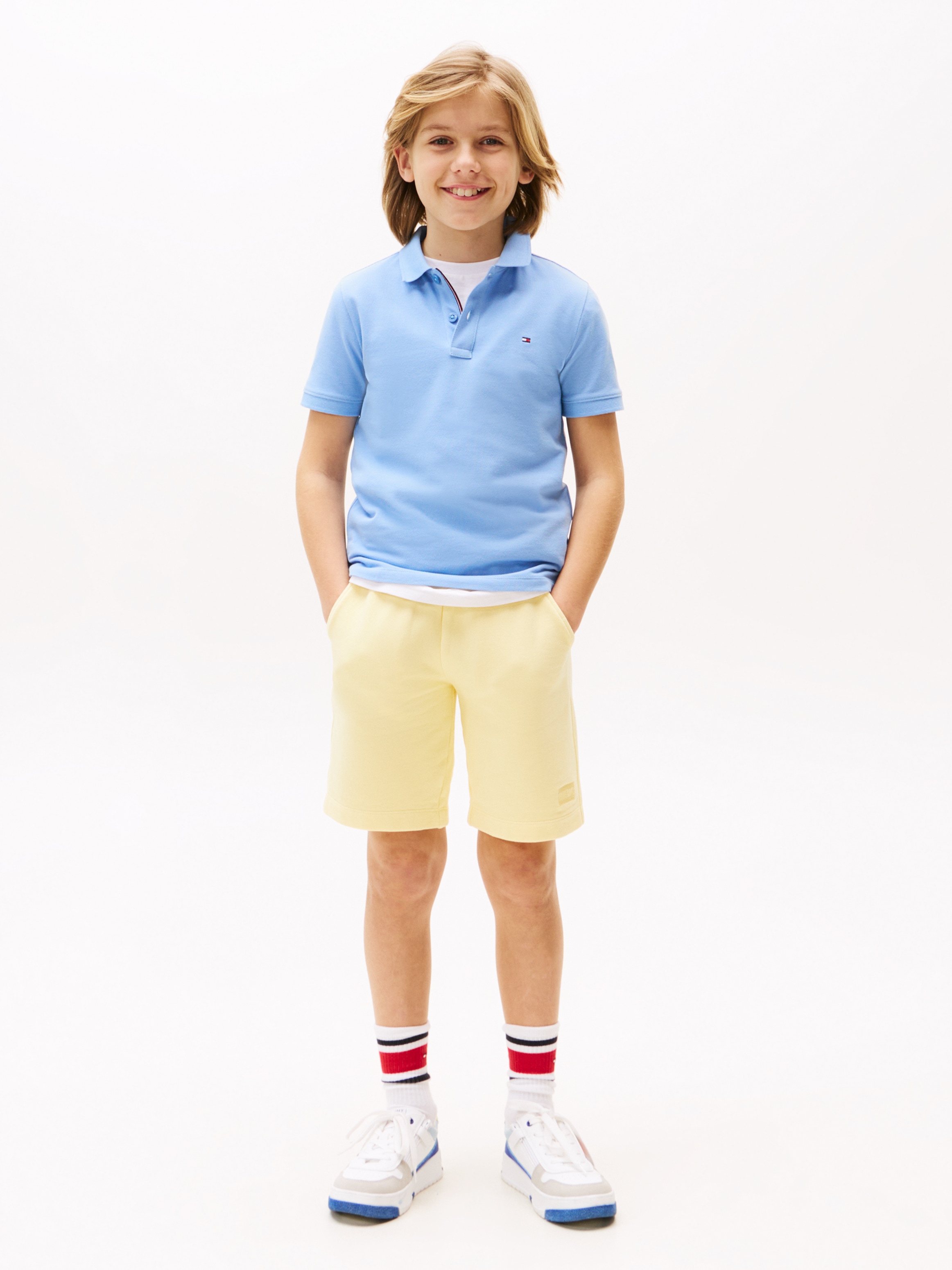 Tommy Hilfiger Poloshirt »FLAG POLO SS«, mit Logostickerei